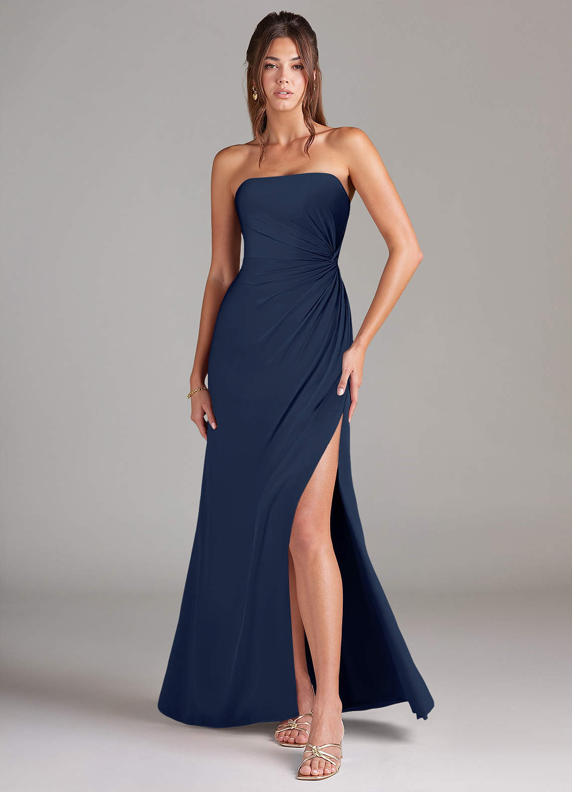 what color goes with sage green bridesmaid dresses Ladivine CJ523 - Long A-Line Dress