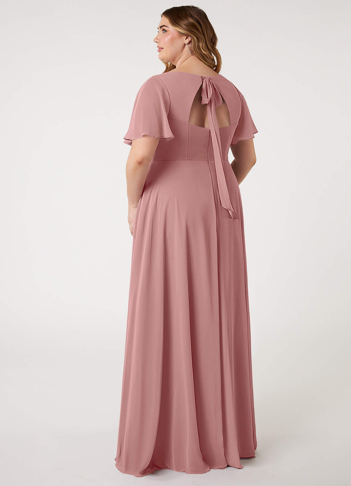 quiz bridesmaid dress Sheath-Column Velvet Plus Size Bridesmaid Dresses with Train COCOMELODYCB0537PS, Plum