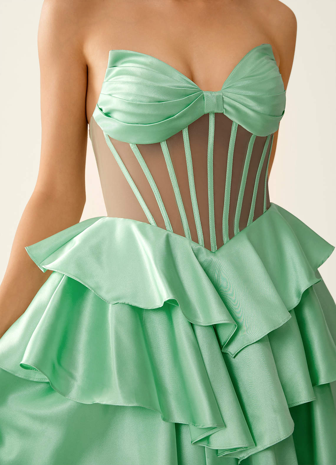 Aurisse Green Mini Dress image6