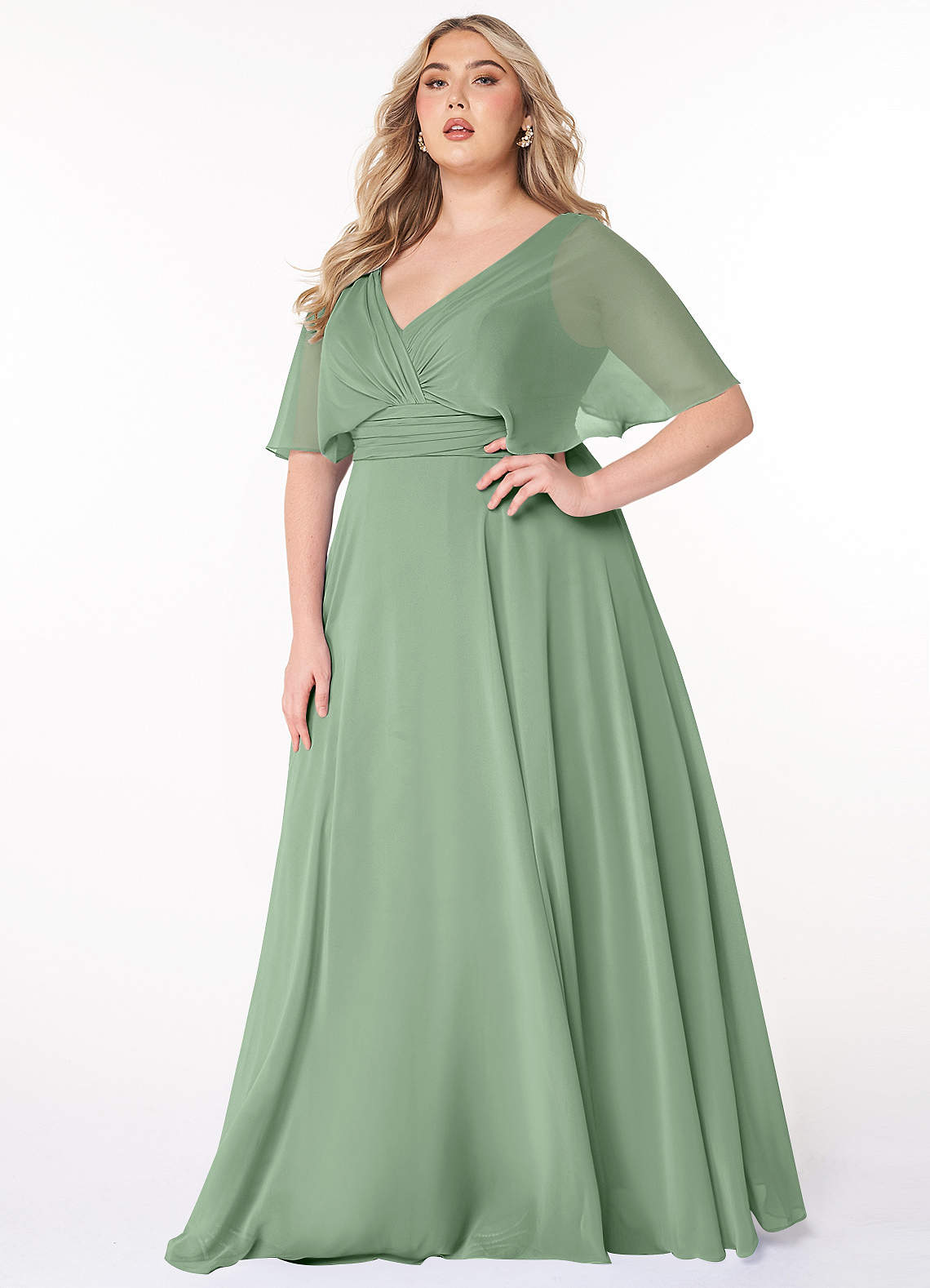 Matcha Azazie Pamela Bridesmaid Dresses | Azazie