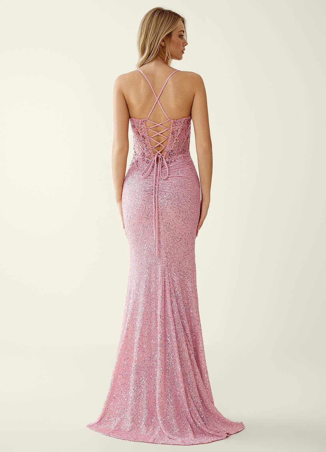 Noellress Pink Lace Sequin Embroidery Beading Prom Dress | Azazie Noellress Pink Lace Sequin Embroidery Beading Prom Dress | Azazie