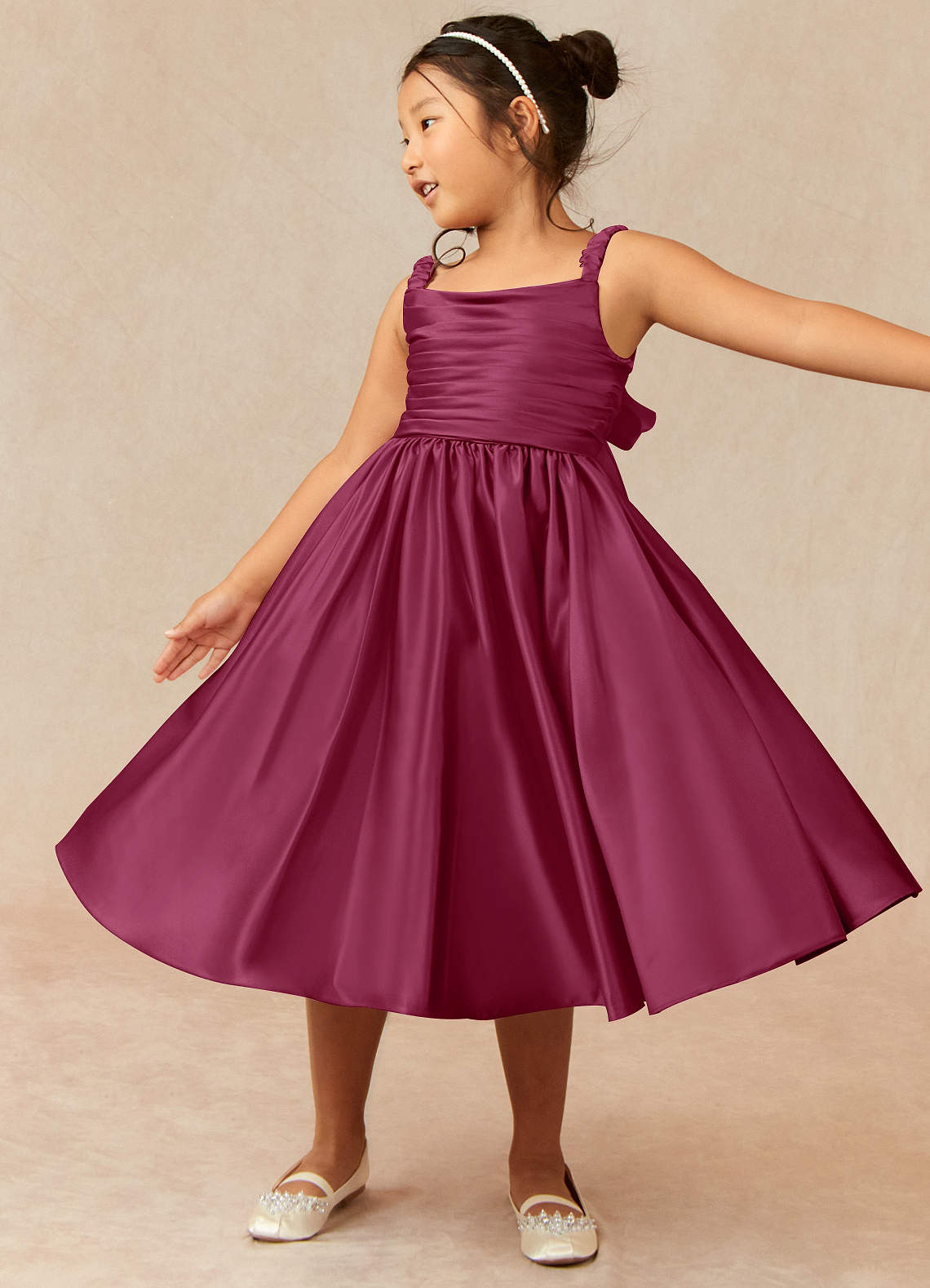 Mulberry flower store girl dresses