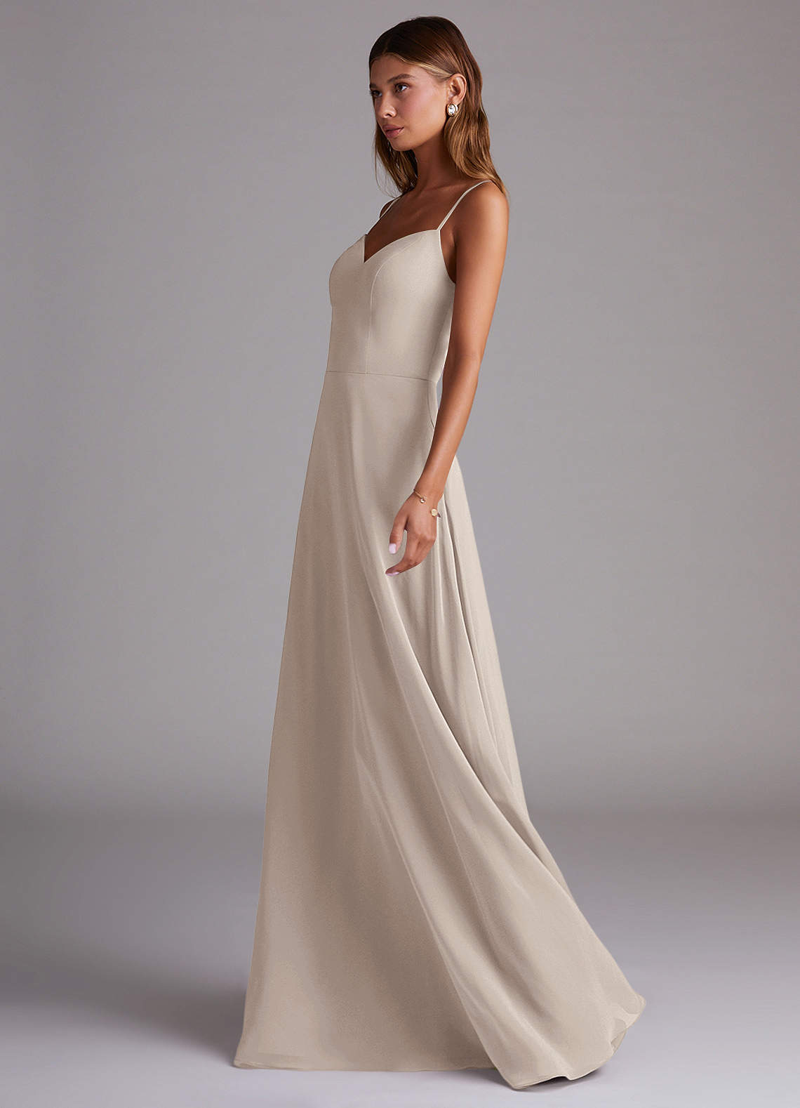 Azazie Marley Frost Chiffon Bridesmaid Dresses | Azazie