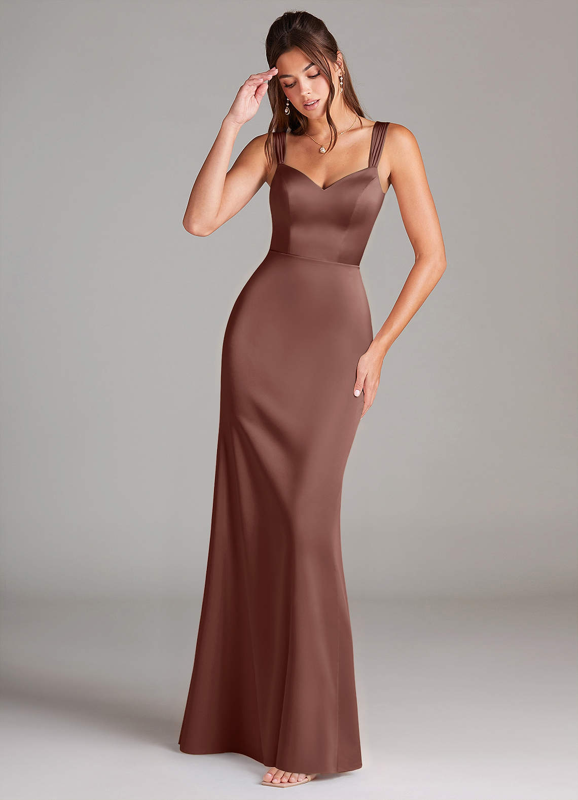Vestido Moca Coco Largo Denice image1