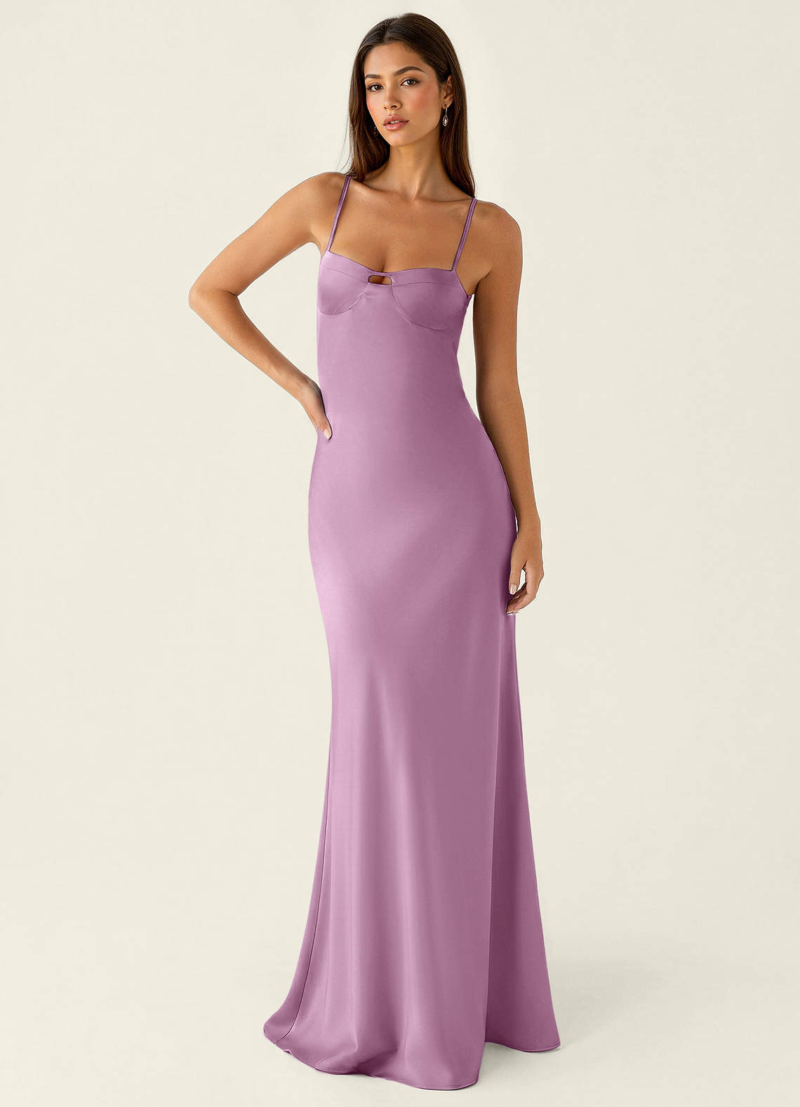 stain silk dress Azazie 2026 Open Back Mermaid Prom Dress Wisteria Gown