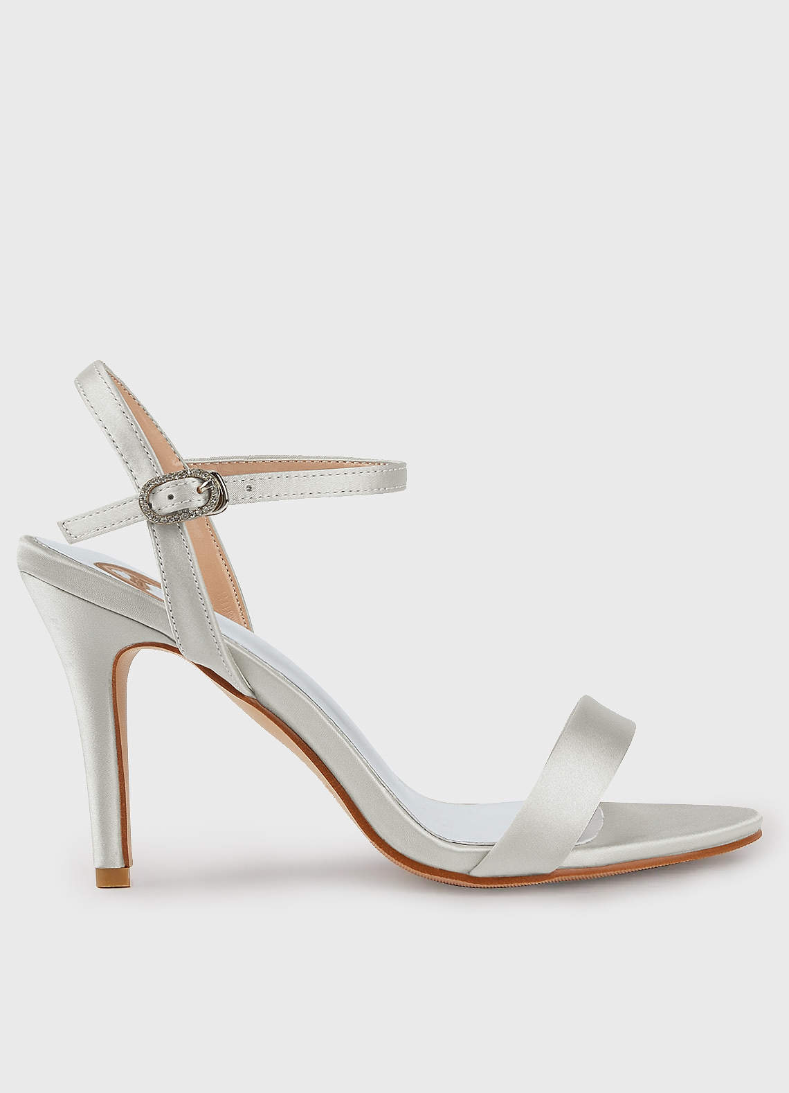 champagne ankle strap heels