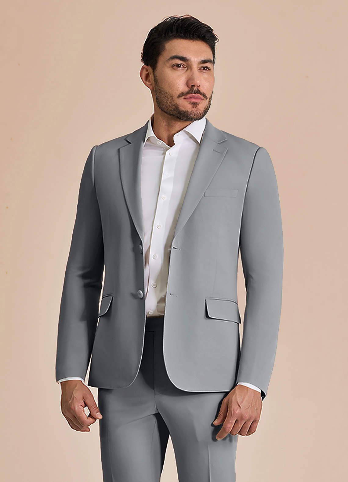 front William Grey Comfort Blend  Suit Jacket