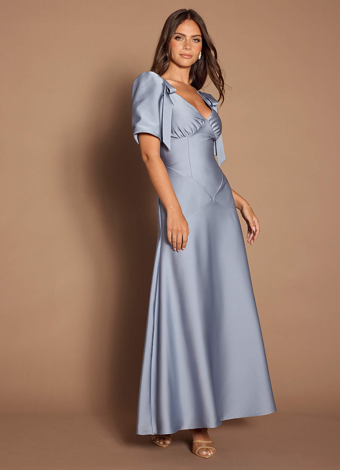 Rosaline Powder Blue Maxi Dress | Azazie Rosaline Powder Blue Maxi Dress | Azazie