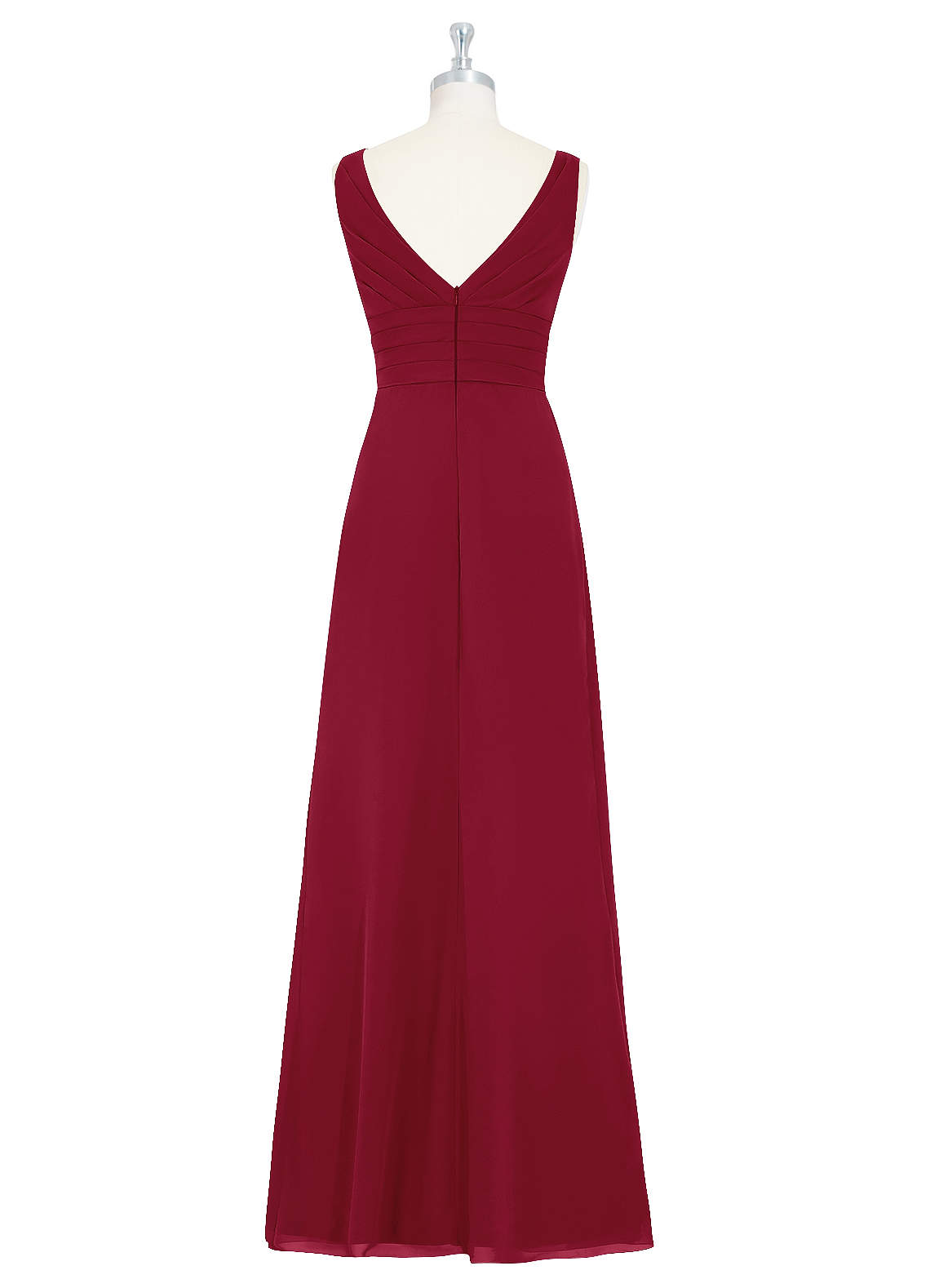 Azazie Julianna Ready to Ship Burgundy Chiffon Bridesmaid Dresses | Azazie