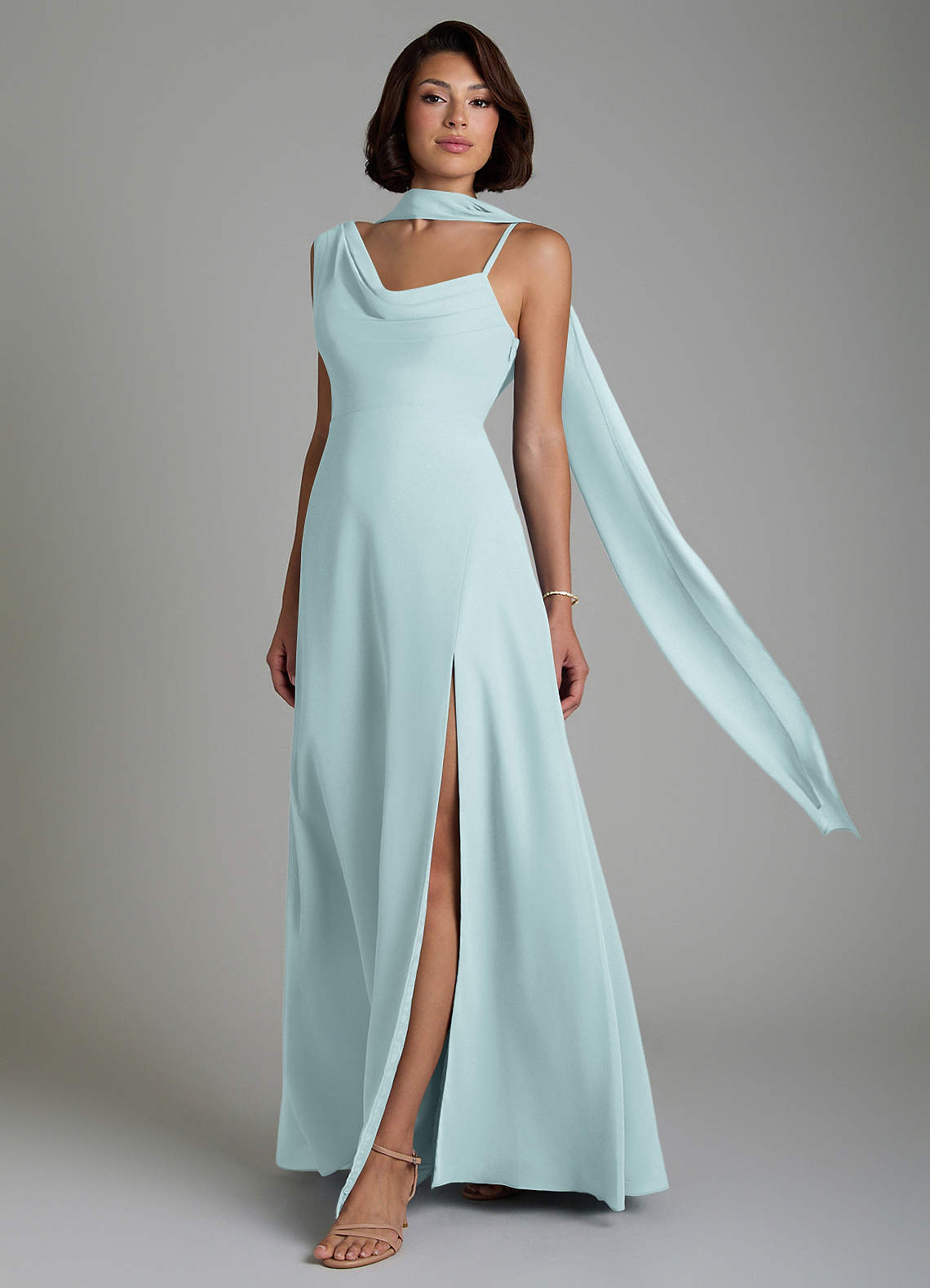 mist bridesmaid dresses Azazie True 90's outfit aesthetic 010925 Size:Youth's 5.5 Wide this dress will keep