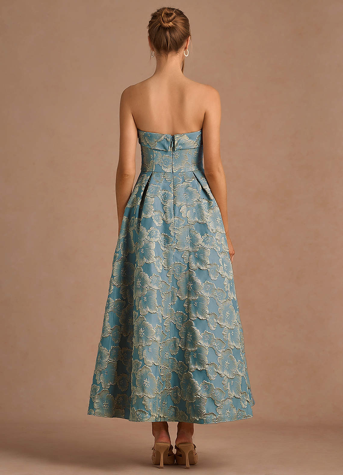 Florentine Lake Blue Maxi Dress image1