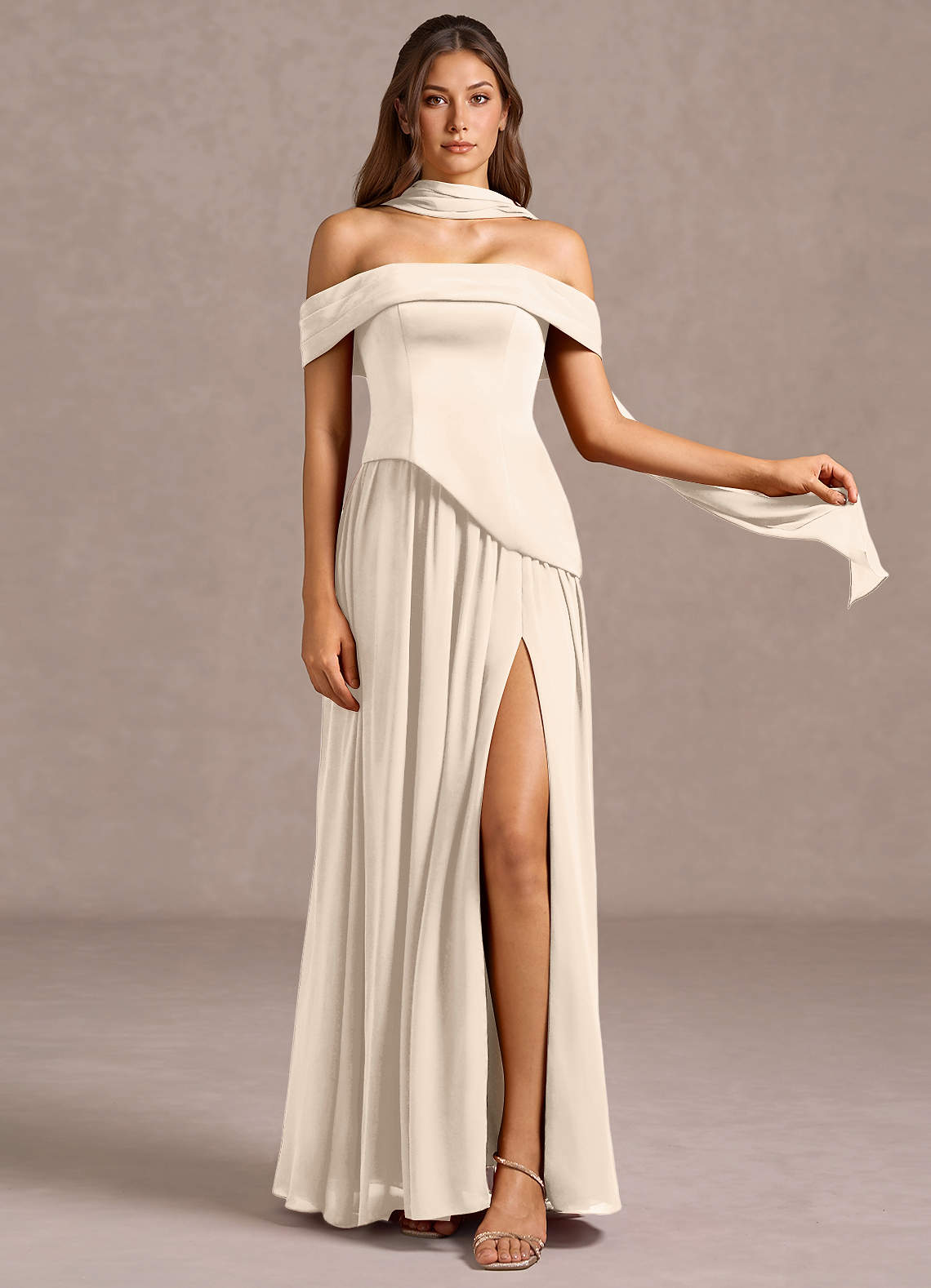 Liora Cream Maxi Dress image1