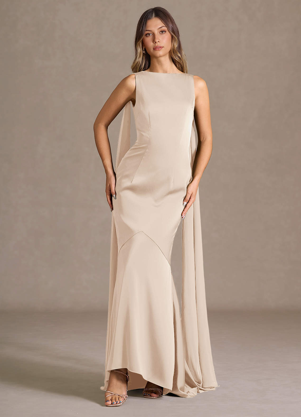Wynne Cream Maxi Dress | Azazie Wynne Cream Maxi Dress | Azazie