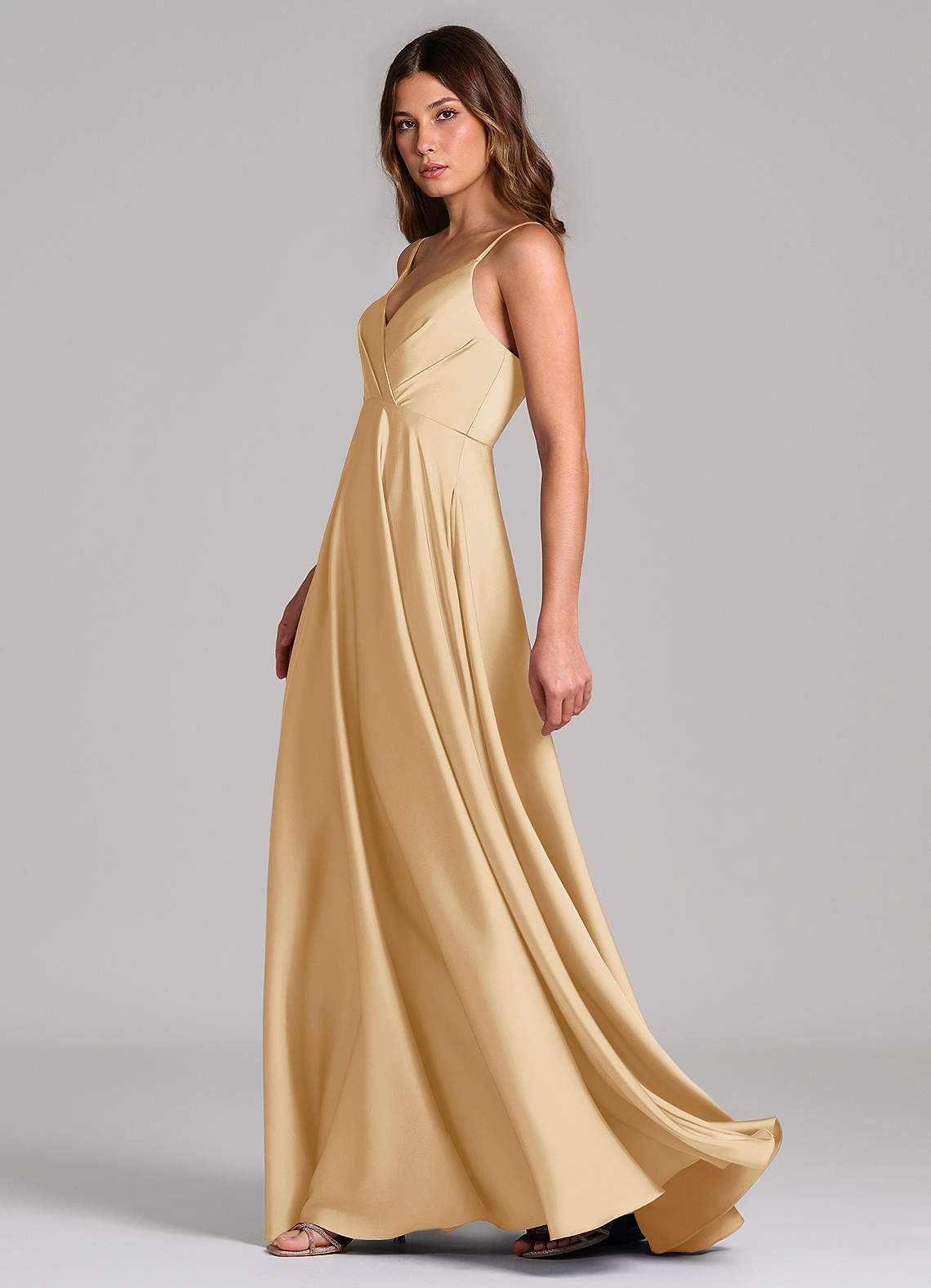 green emerald velvet dress Satin Mermaid Bridesmaid Dresses Spaghetti Straps