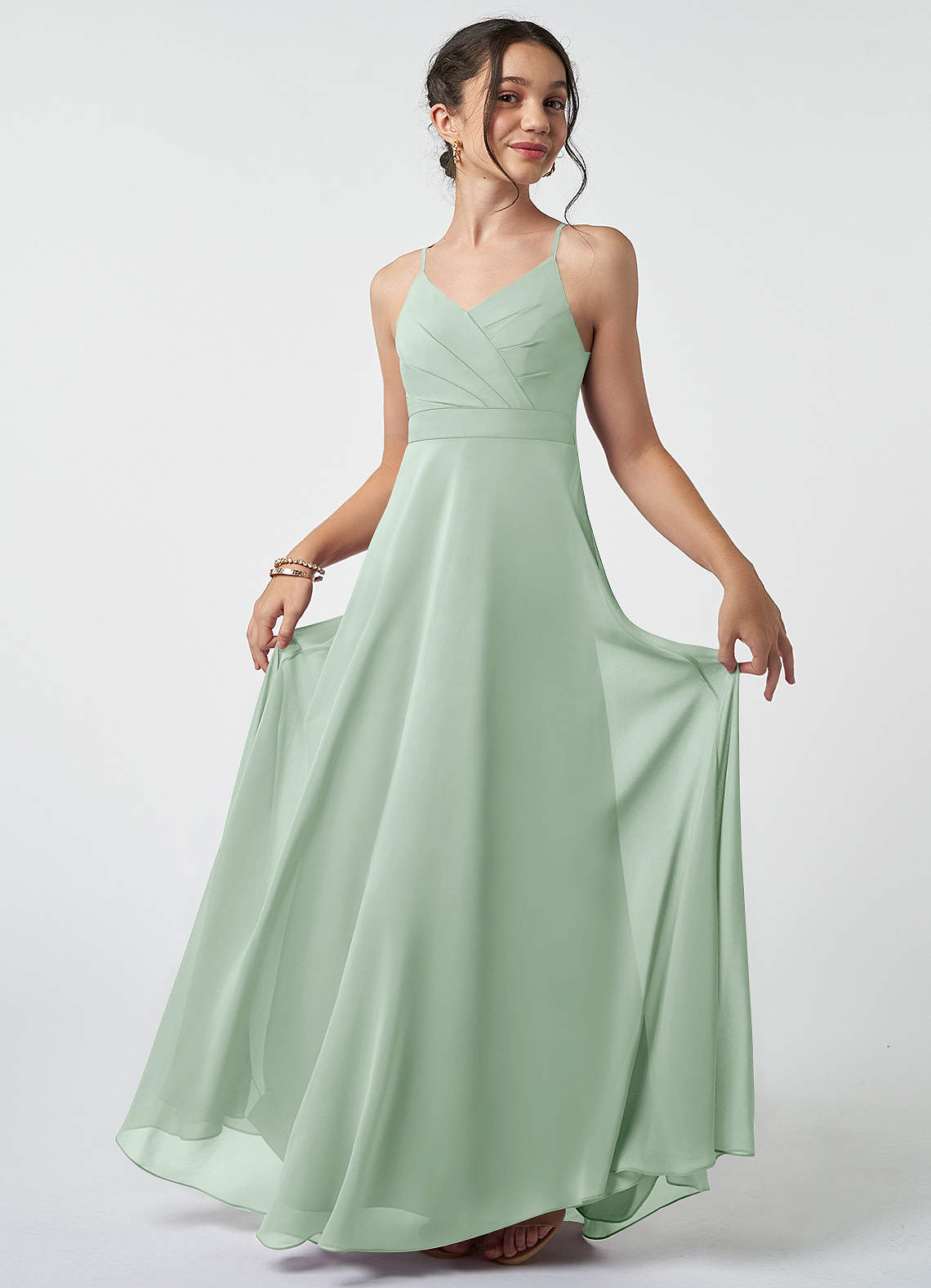 Agave Azazie Avelina Junior Junior Bridesmaid Dresses | Azazie