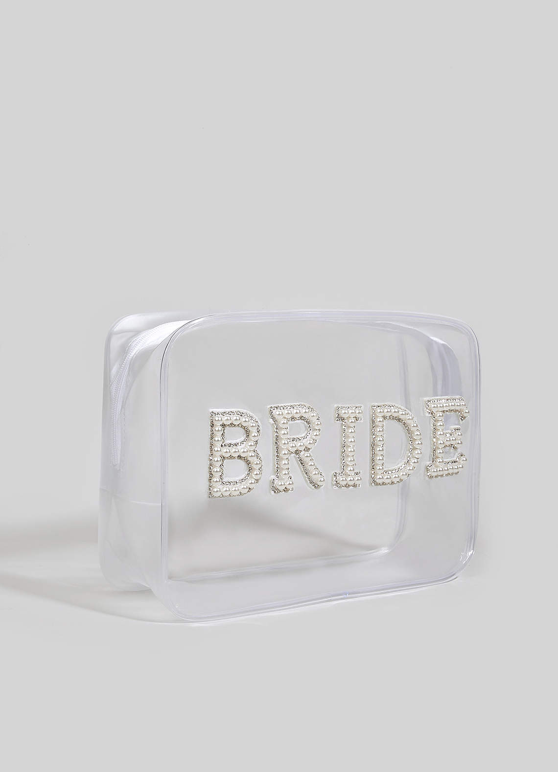 front Bride Clear Makeup Bag