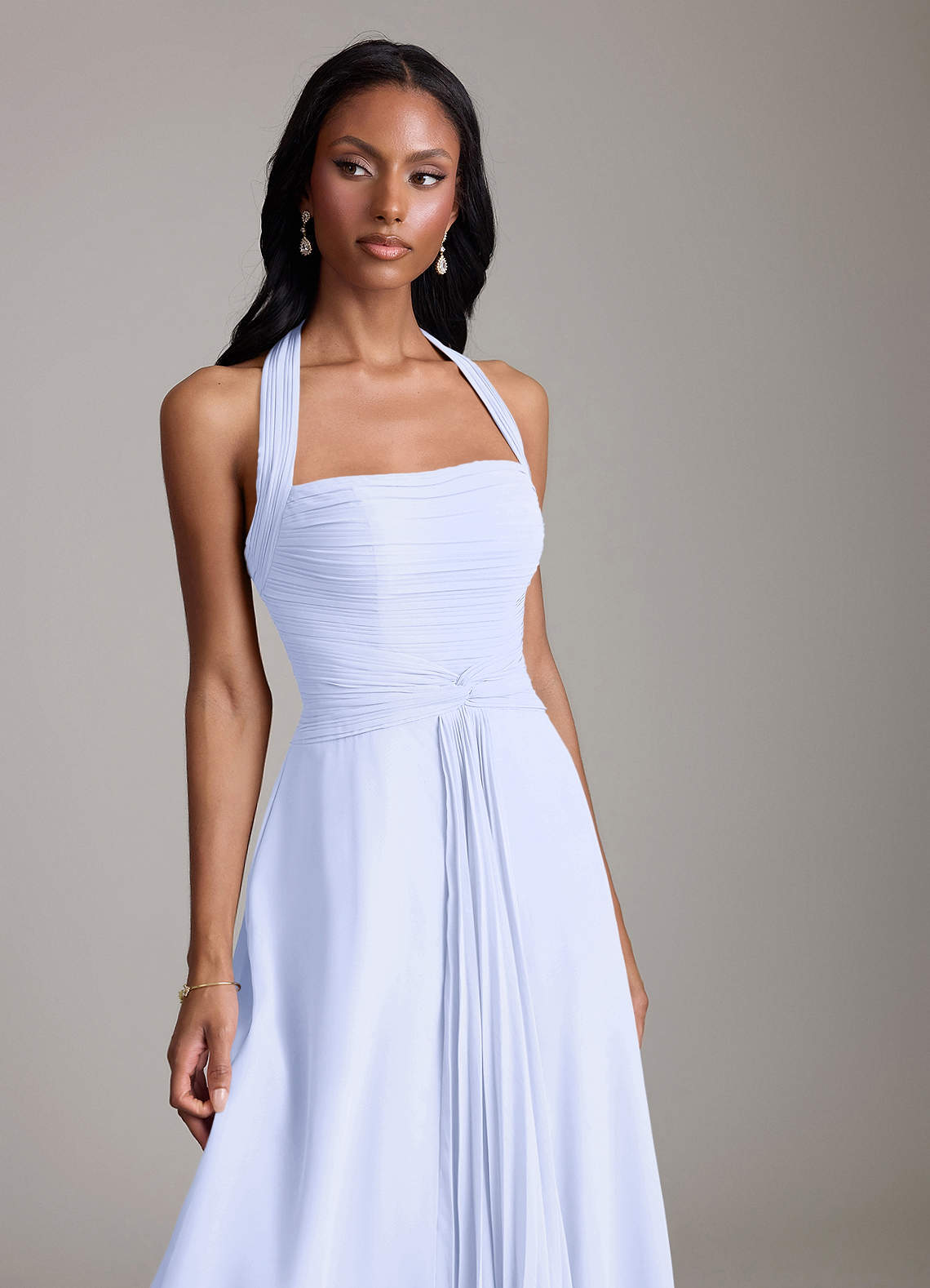 Azazie Clarisa Lavender Chiffon Bridesmaid Dresses | Azazie