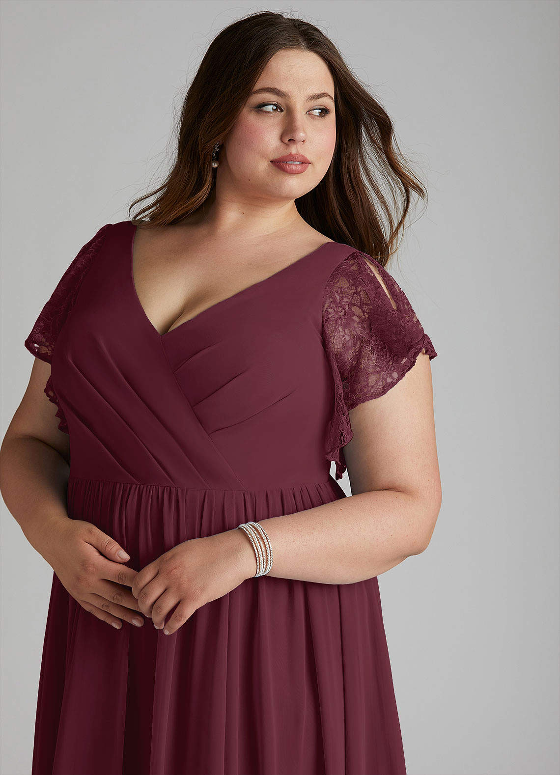 Zella Try-on Dress Sample Dress Champagne Chiffon Bridesmaid Dresses |  Azazie