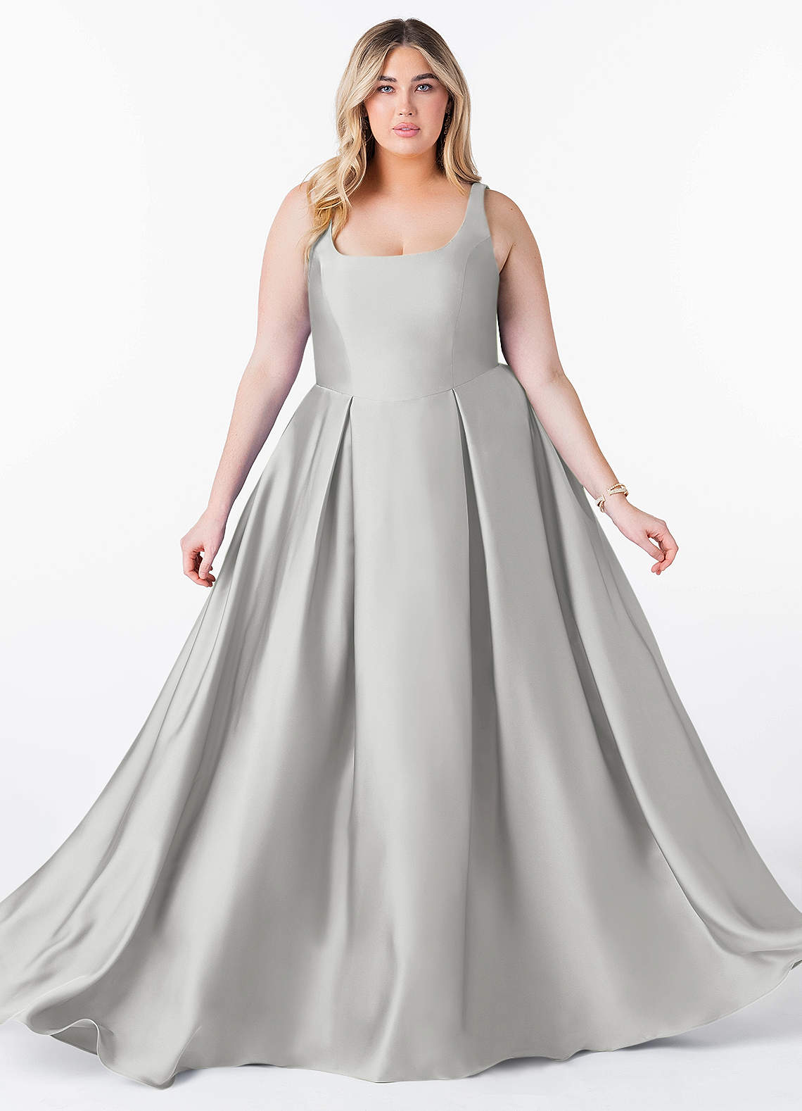 Azazie Neve Silver Bridesmaid Dresses Azazie