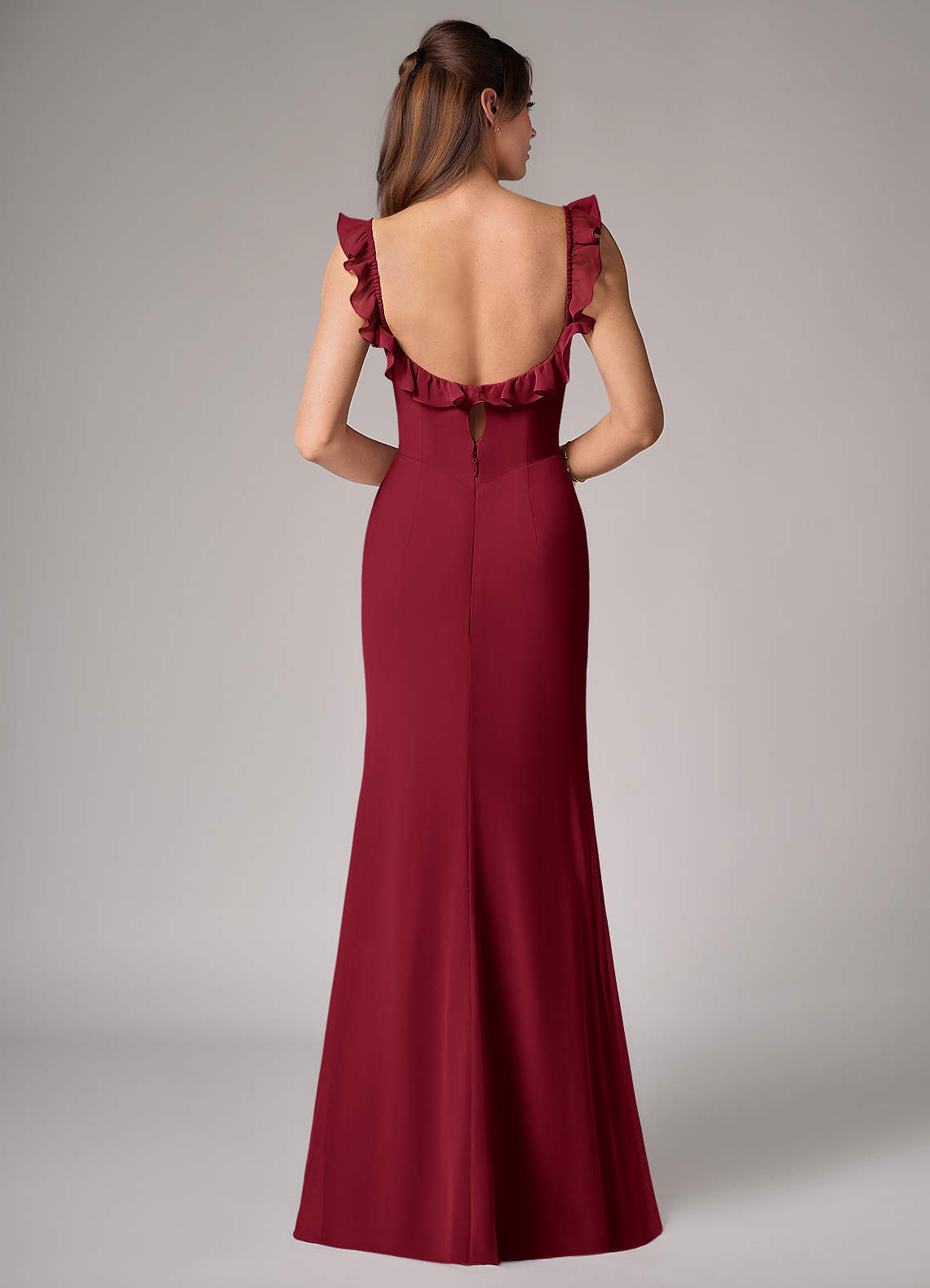 Azazie Callie Burgundy Chiffon Bridesmaid Dresses | Azazie Azazie Callie Burgundy Chiffon Bridesmaid Dresses | Azazie