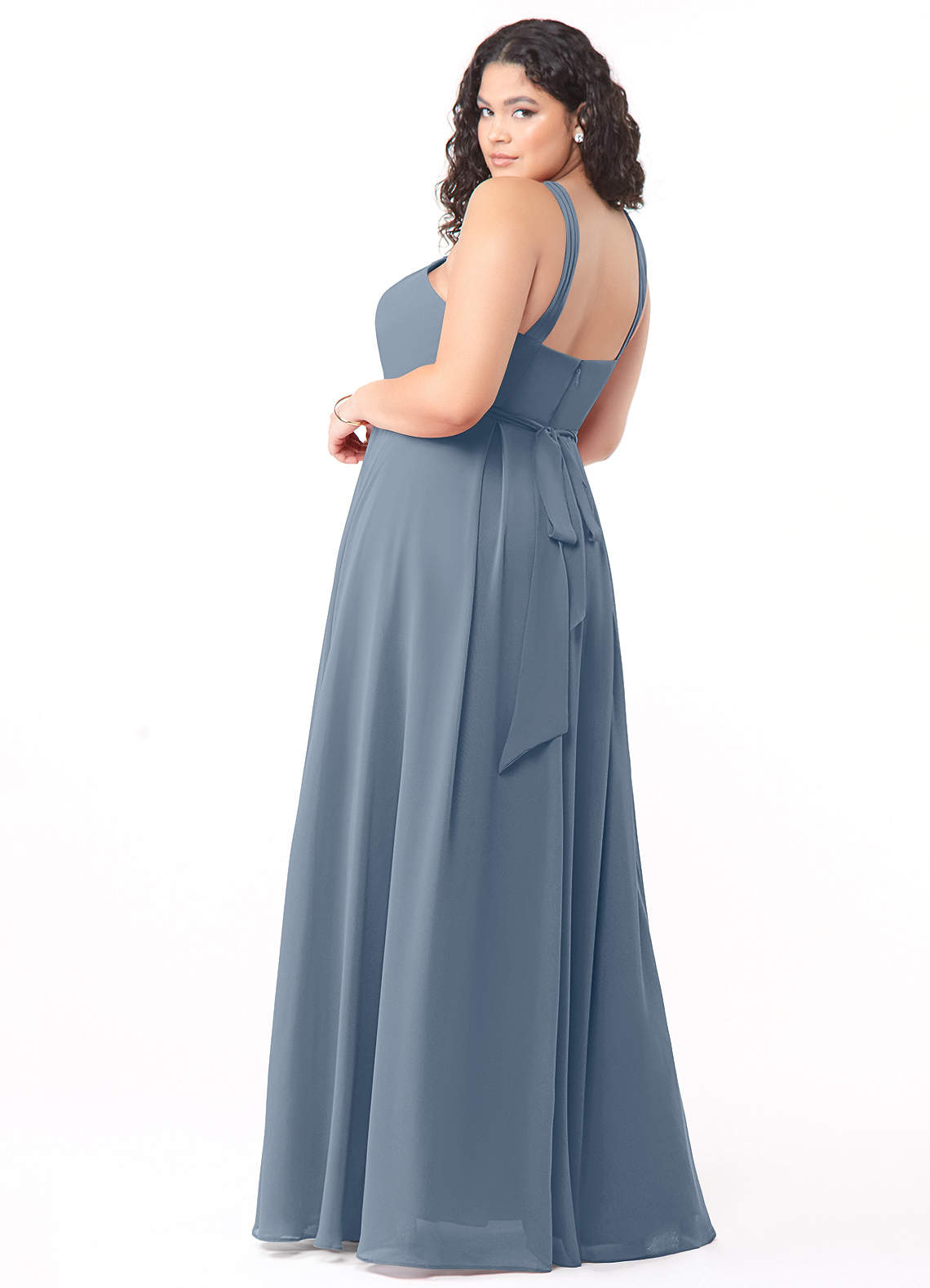 Azazie Dixie Twilight Chiffon Bridesmaid Dresses | Azazie
