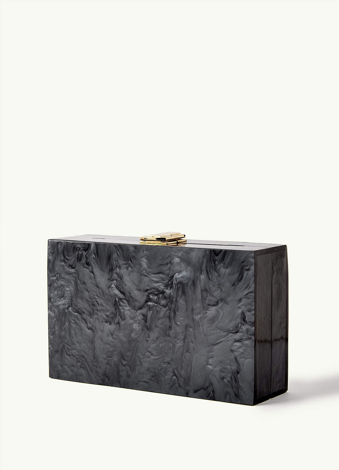 front Acrylic Marble Clutch Bag