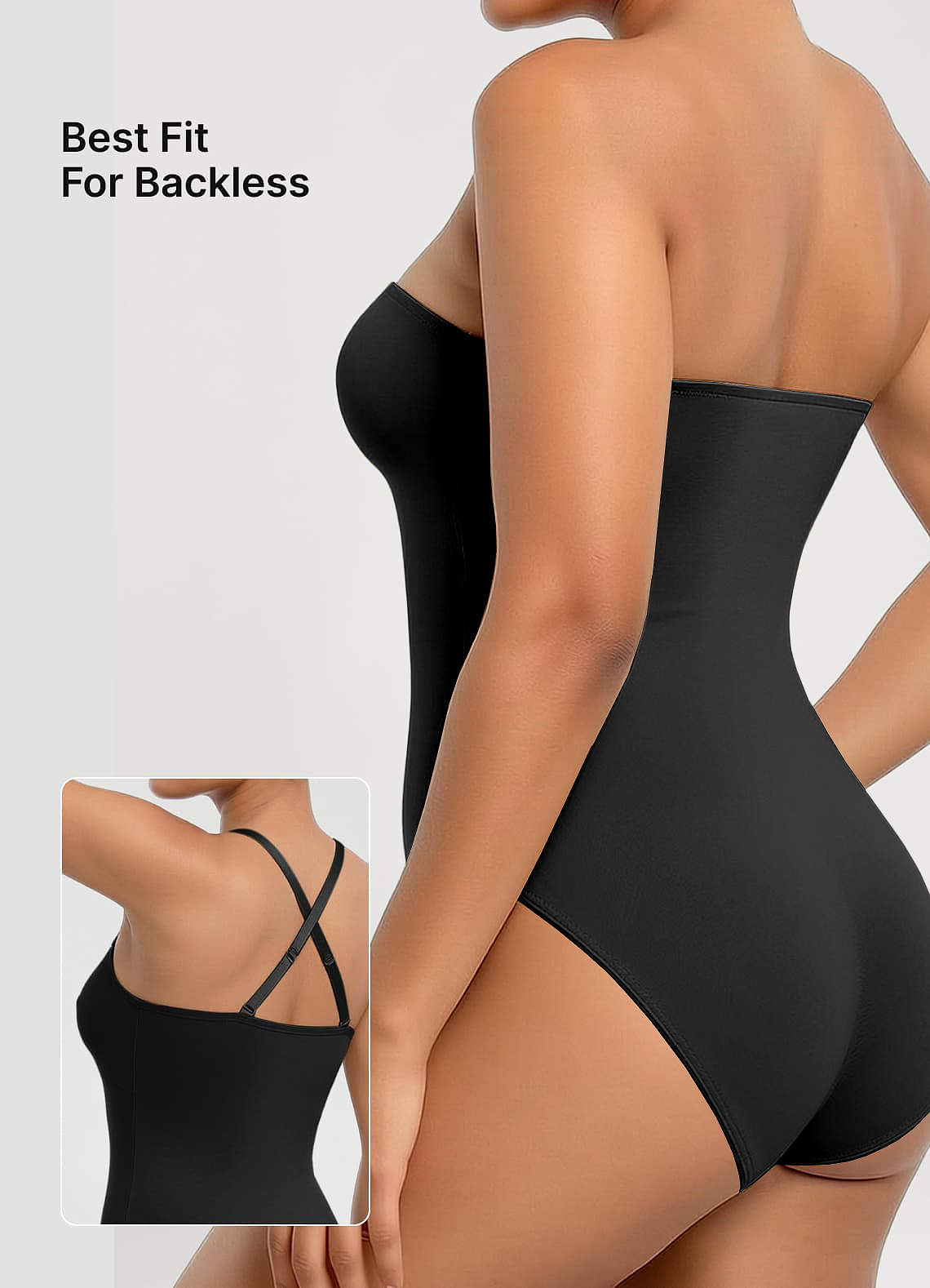 front Strapless Invisible Molded Cup Shapewear