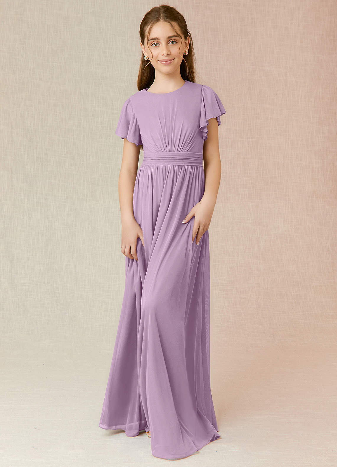 Azazie Mosley Junior Bridesmaid Dress in Wisteria Azazie UK