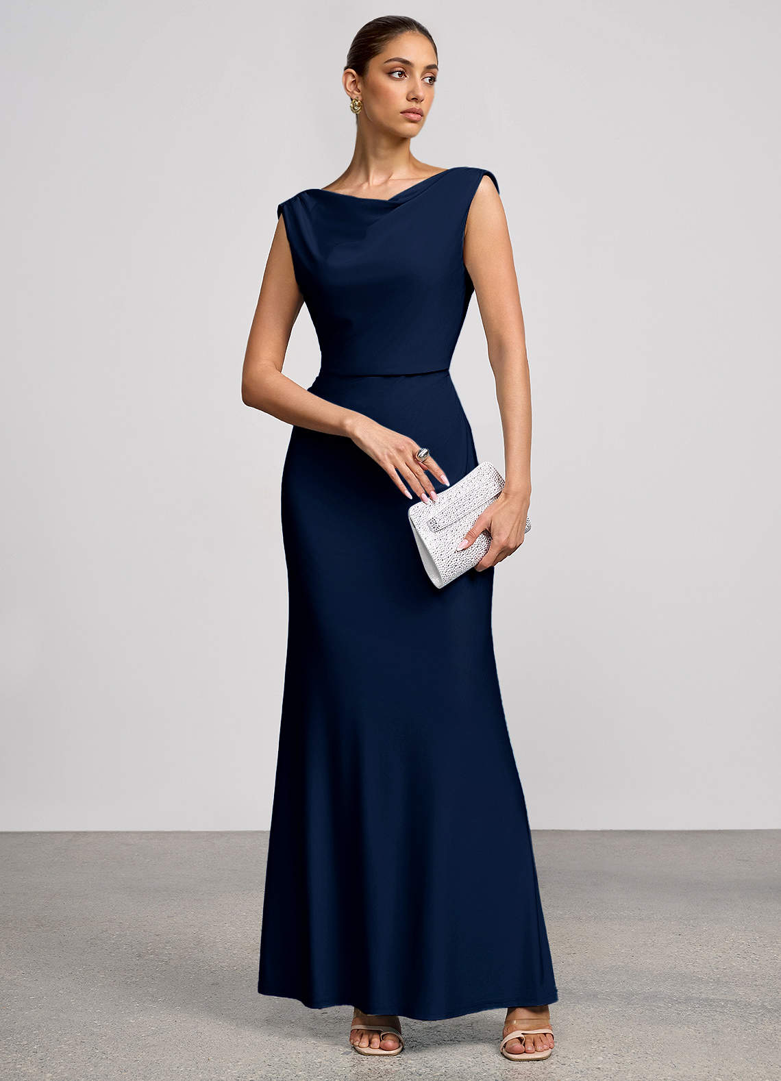 Althea Navy Maxi Dress image2
