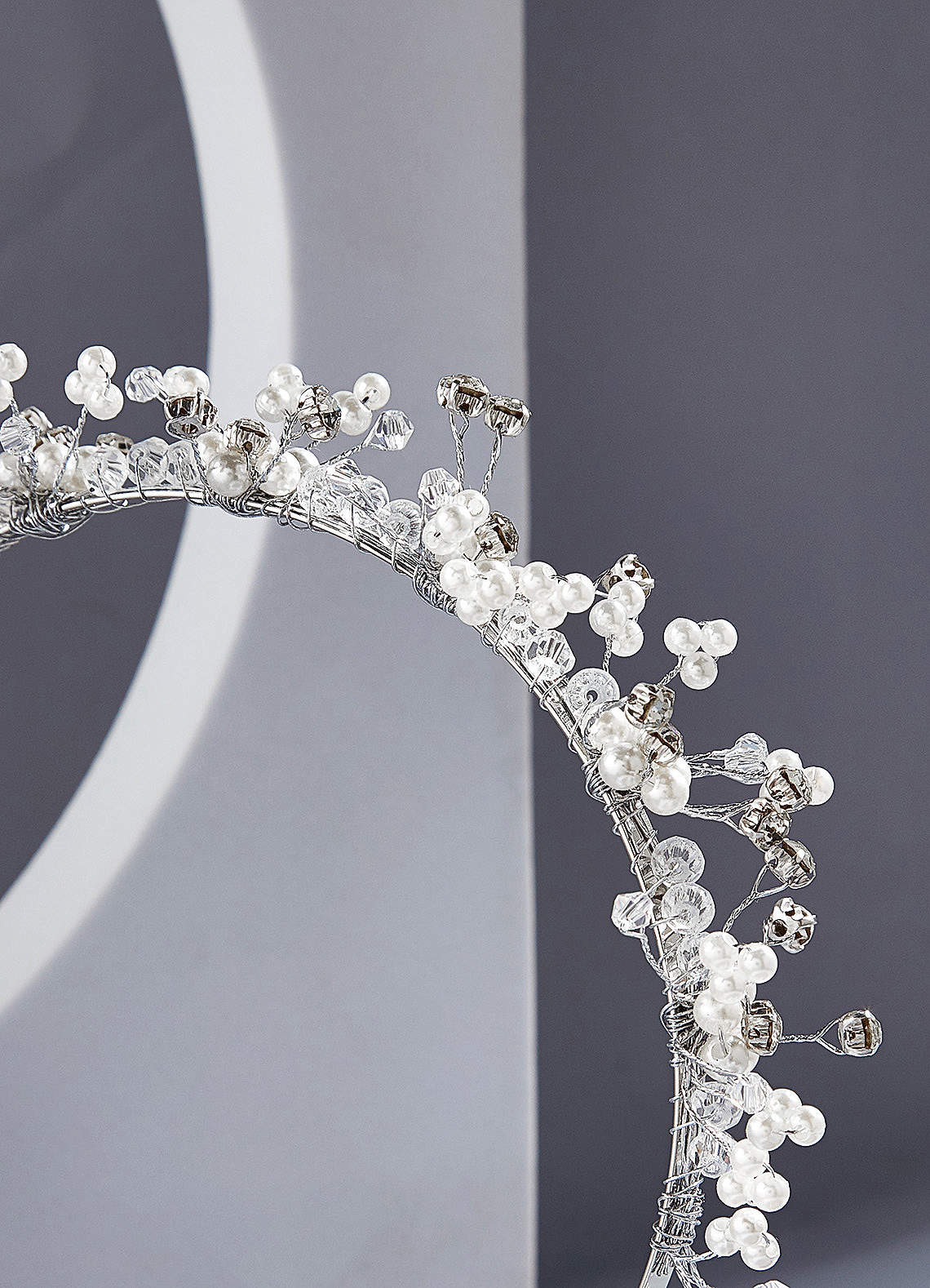 front Juno Flower Girl Headband