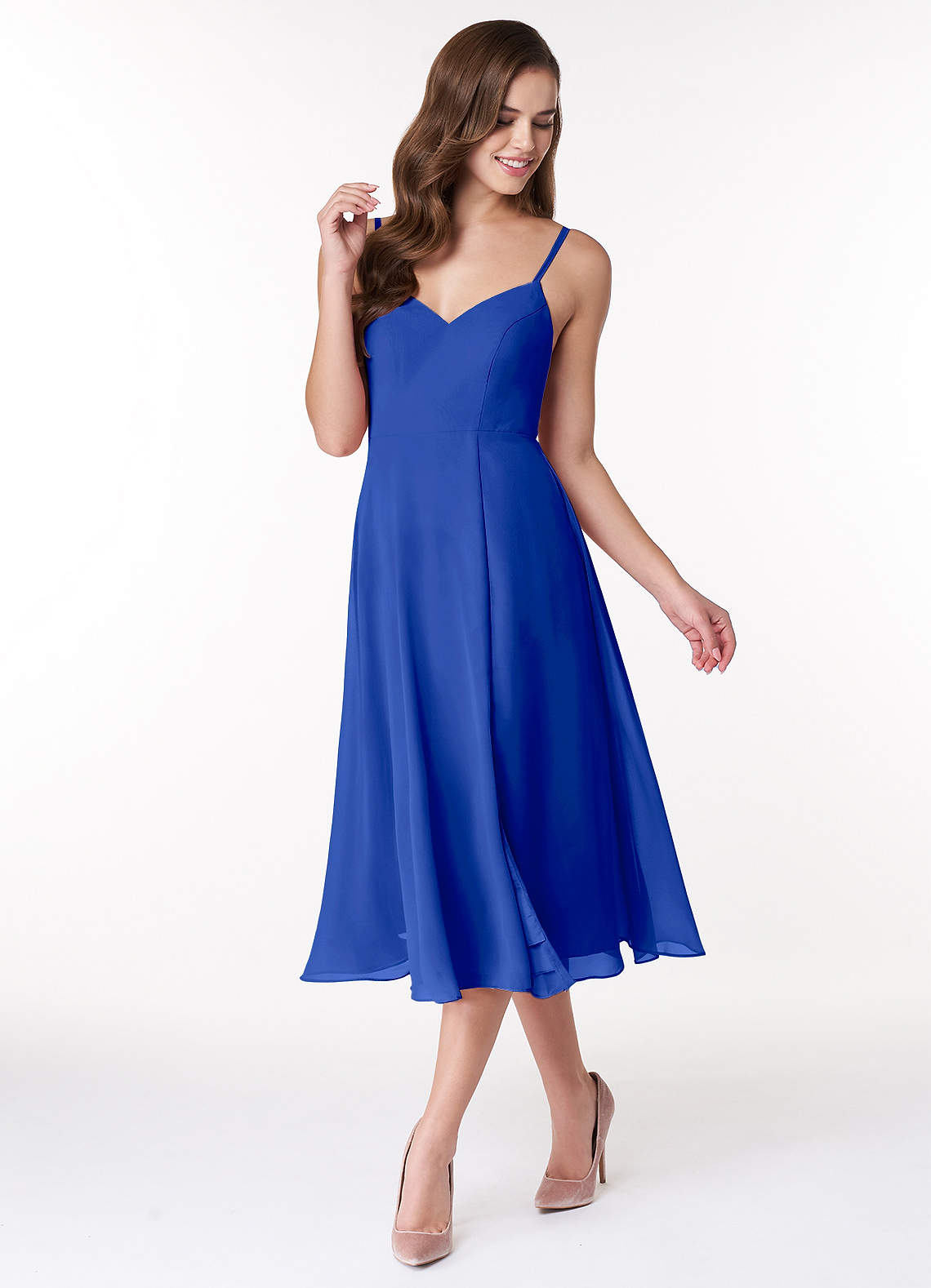 Azazie Clarissa Ready to Ship Royal Blue Chiffon Bridesmaid Dresses | Azazie Azazie Clarissa Ready to Ship Royal Blue Chiffon Bridesmaid Dresses | Azazie