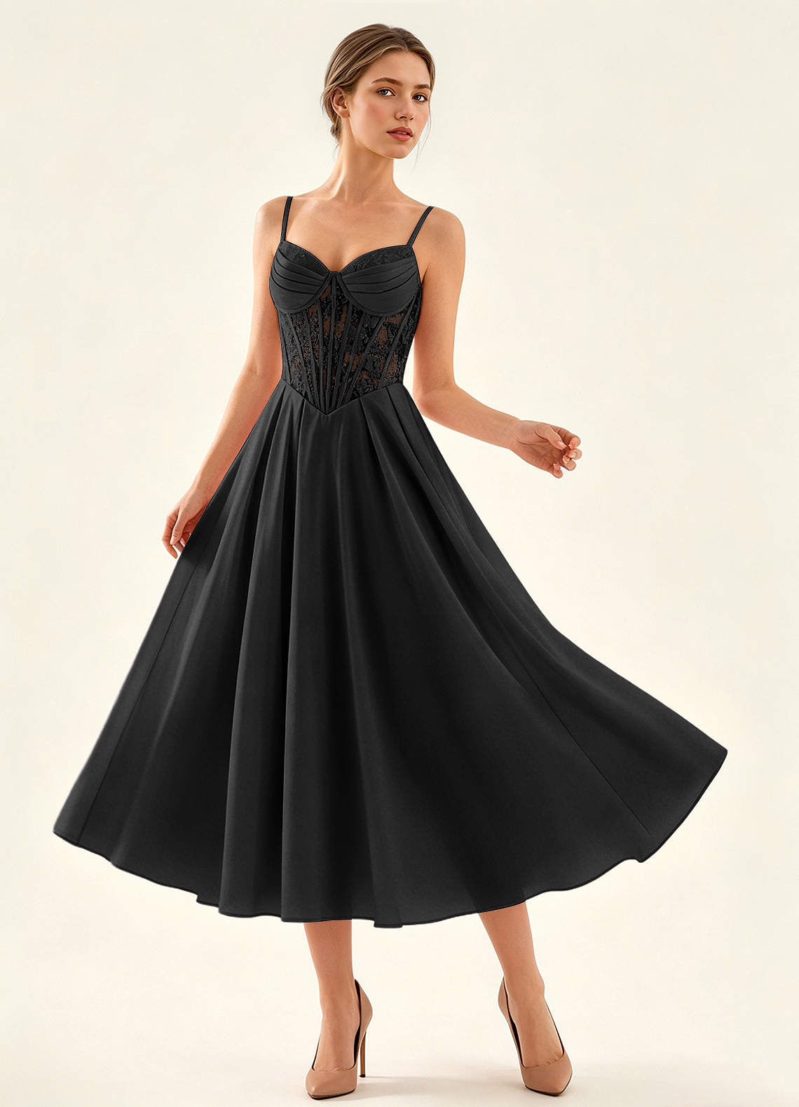 black satin wedding guest dress Alexisldurocher on LTK