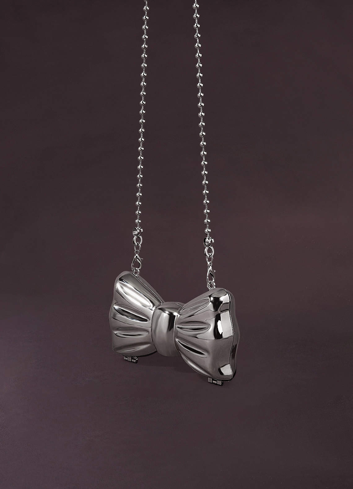 Neon Peacock Bow Clutch main image 1