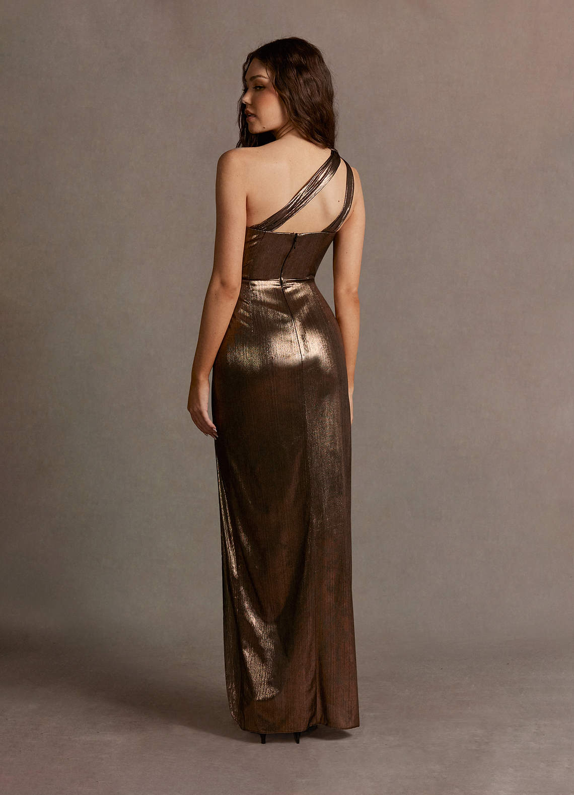 chinese dress ladies Baltic Born Womens Marseille Embossed Maxi Dress | Nude Rose