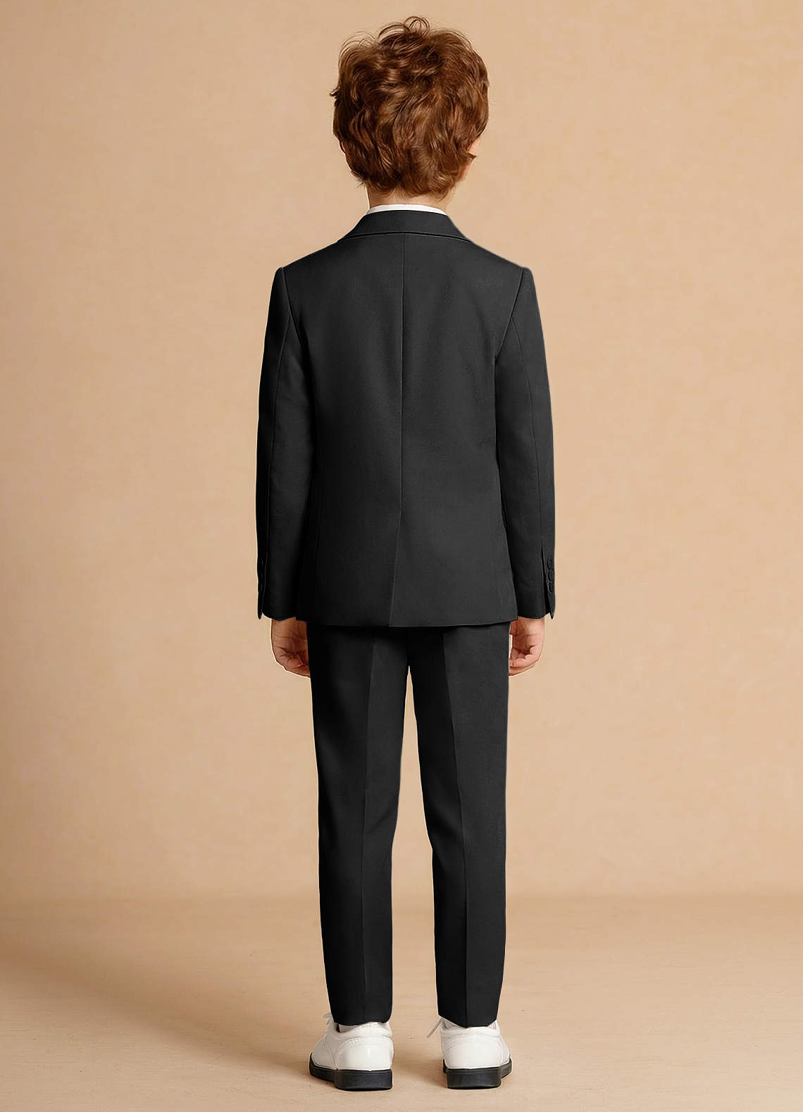 front Theo Preto Conjunto de duas peças para menino