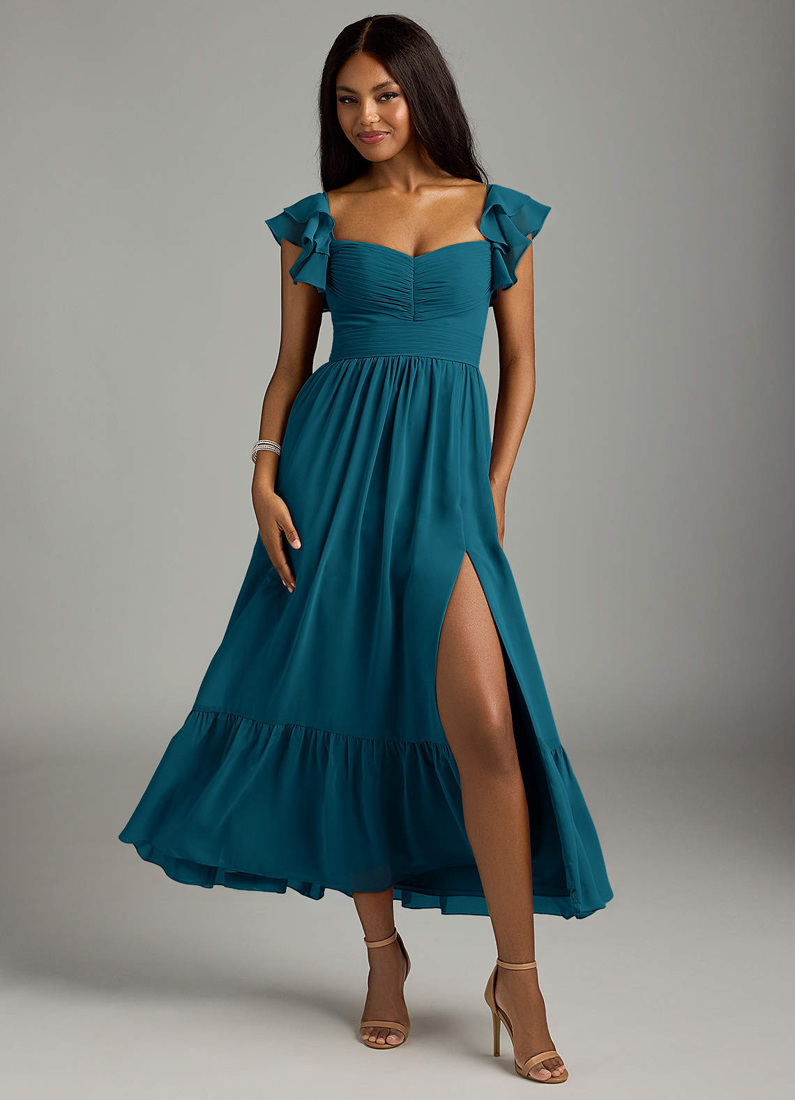 princess polly baby blue dress Regency Purple Bridesmaid Dress