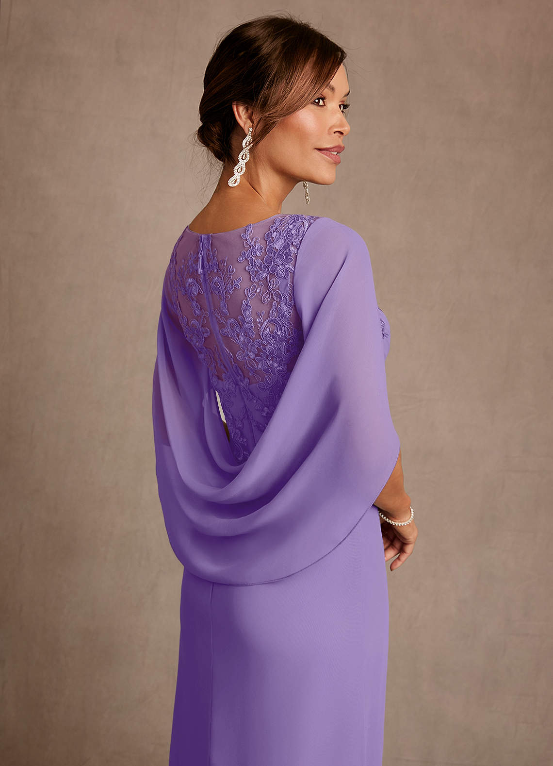 Azazie Forums Mother of the Bride Dresses Tahiti A-Line Lace Dress image4