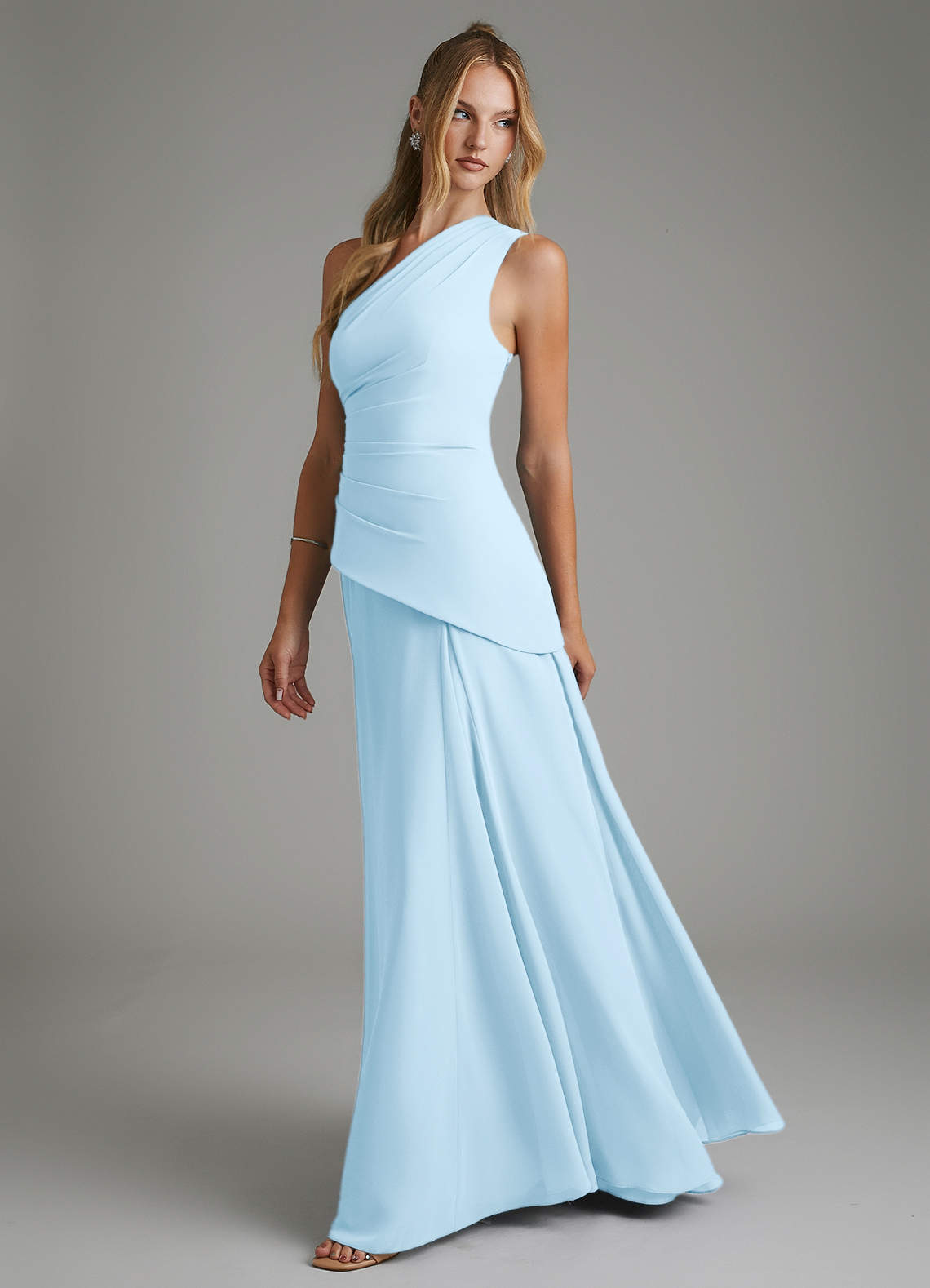 holly bridesmaid dress Azazie Esteban Cortazar Blue Viscose antla_in_funnel_2460 Size:Custom Made(Leave note about exact measurements in the order inbox) Off White Sizes