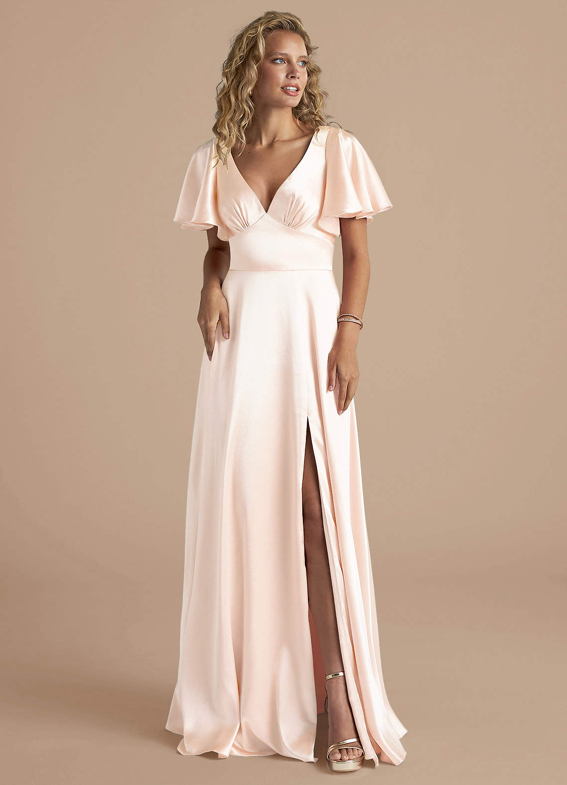 pink and gold short dress Stunning Rose Gold Sequin Mini Dress with Dramatic Cape Sleeves