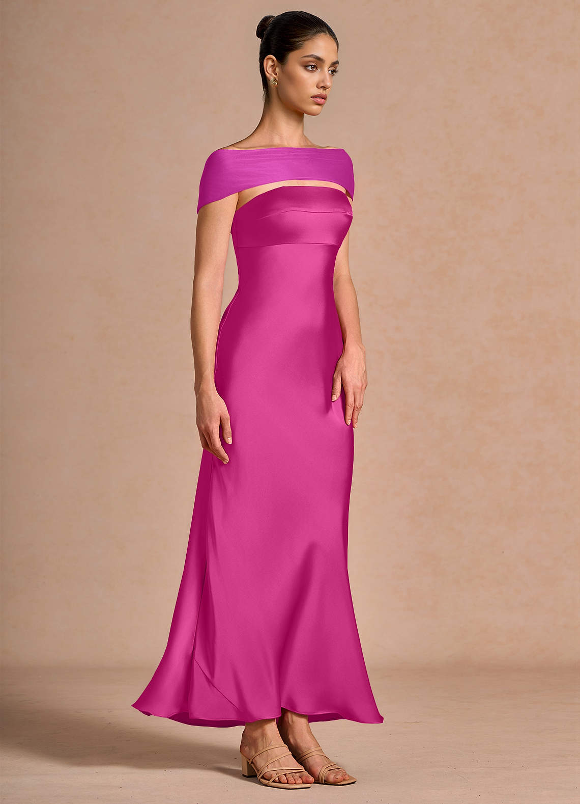 dark pink long dress Sheath Fuchsia Sequins Prom Split Formal Dress PSK325 US4 / Fuchsia Macrame Dress Rope Dress P25 with its stunning A Color:Peach Sherbet