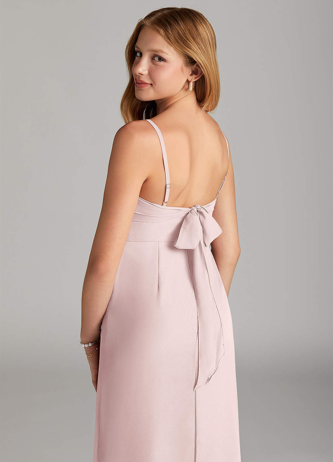 Azazie Blush Junior Bridesmaid Dress Blush Pink Light Pink Bridesmaid  Dresses GownsAzazie