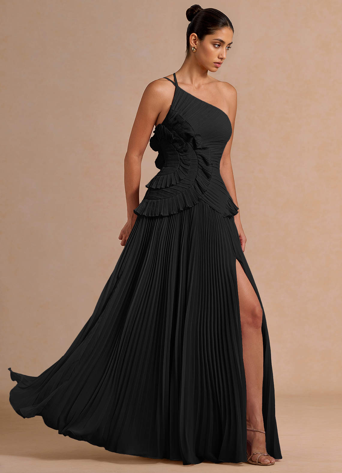 Melody Black Maxi Dress | Azazie