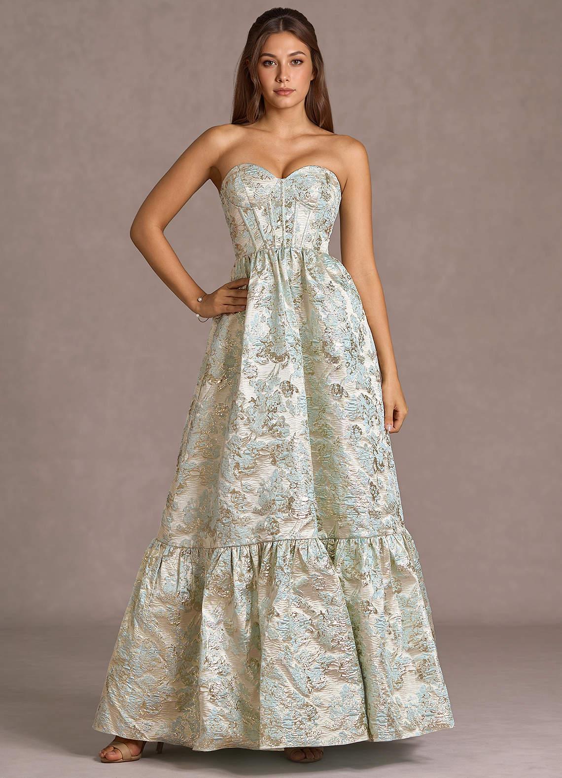 Vestido Cielo Azul Largo Ylina image1
