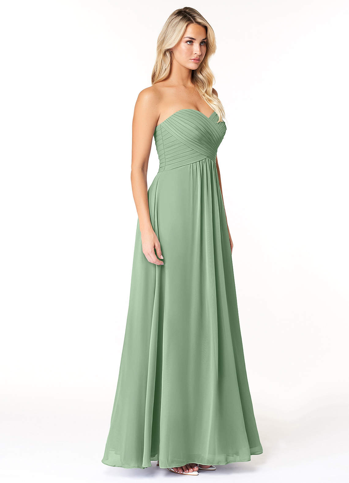 Azazie Yazmin Matcha Bridesmaid Dresses Azazie