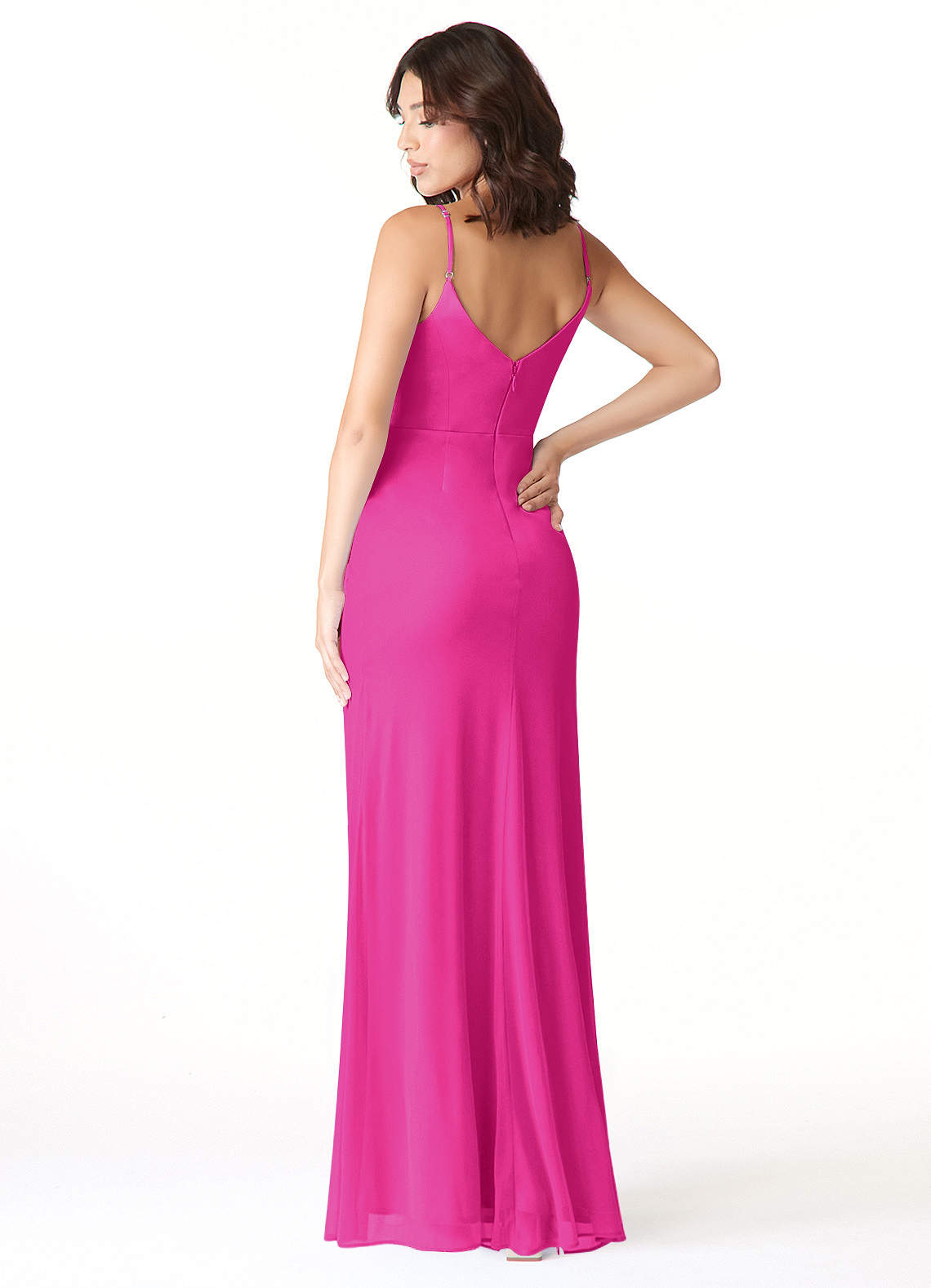 Azazie Deandra Fuchsia Bridesmaid Dresses Azazie