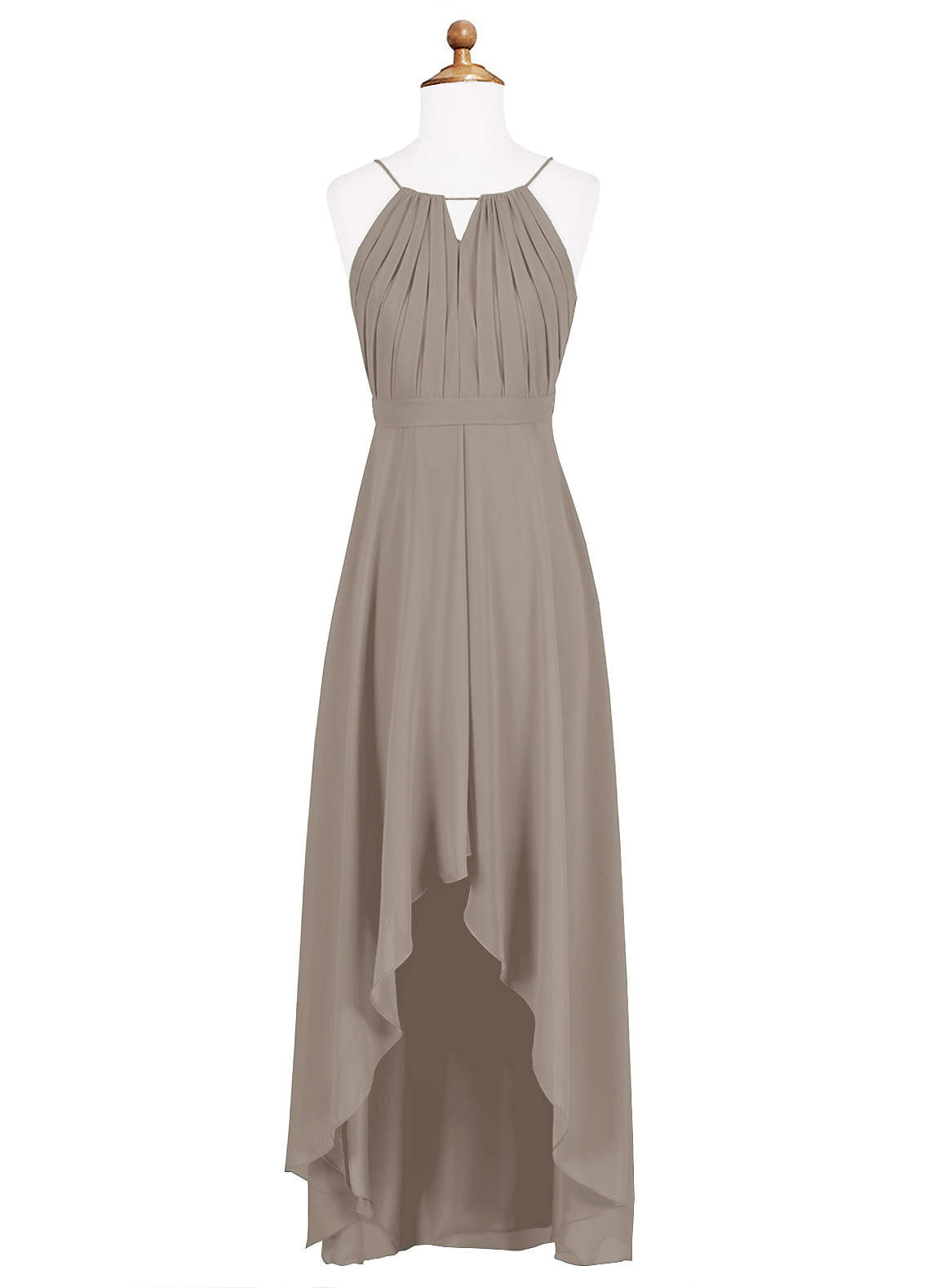 Taupe Azazie Oaklynn Junior Junior Bridesmaid Dresses | Azazie
