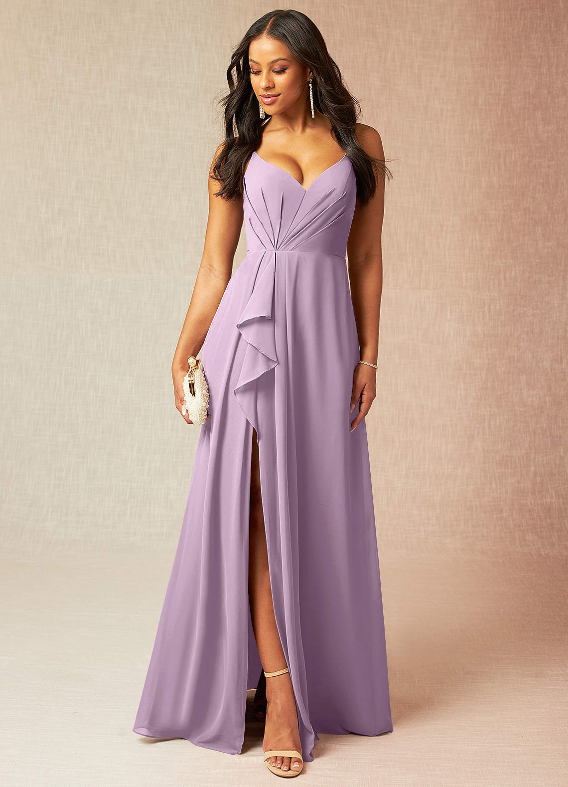 cheap bridesmaid dresses in wisteria