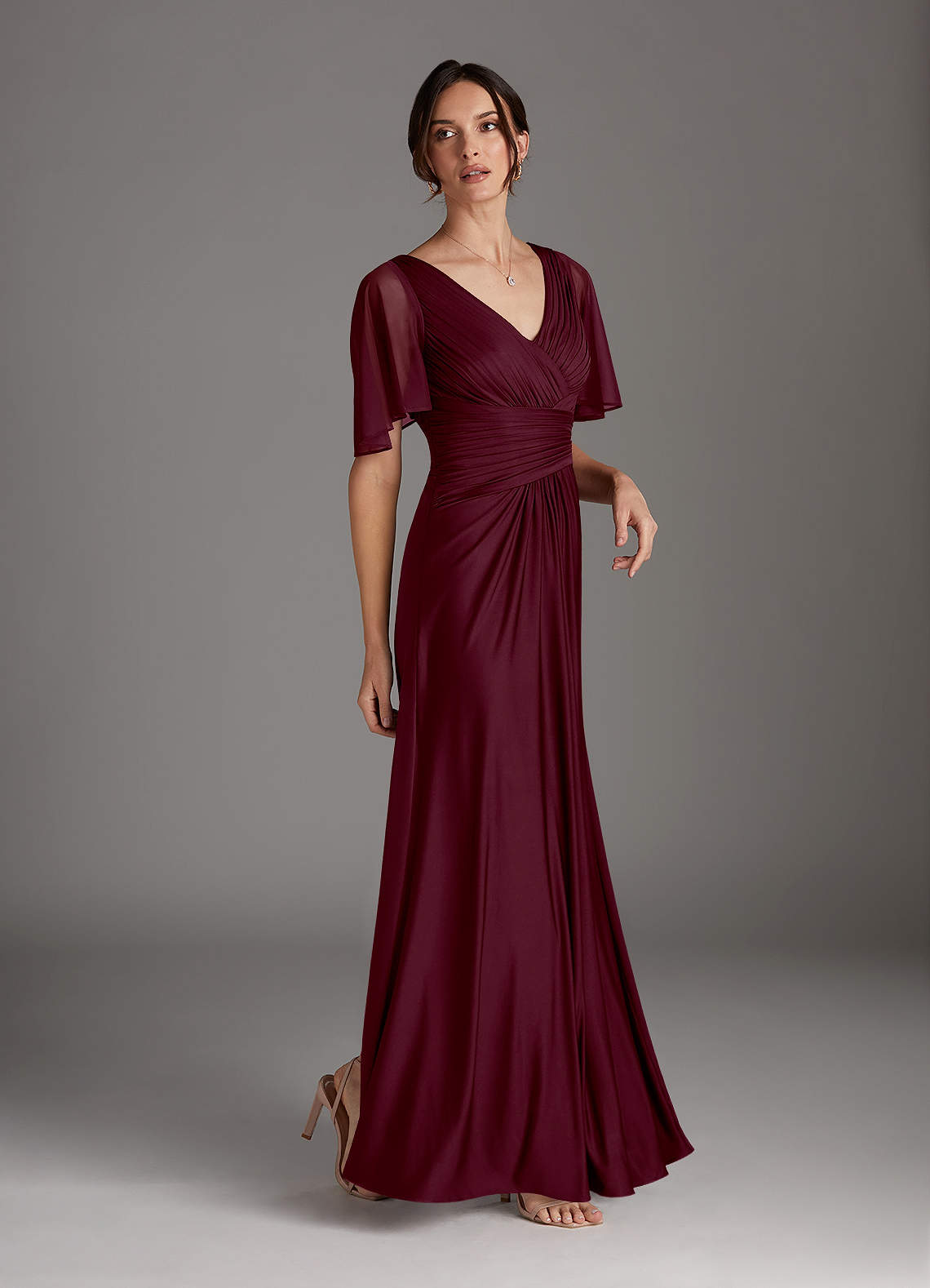 knee length white cocktail dress Portia & Scarlett - PS25518