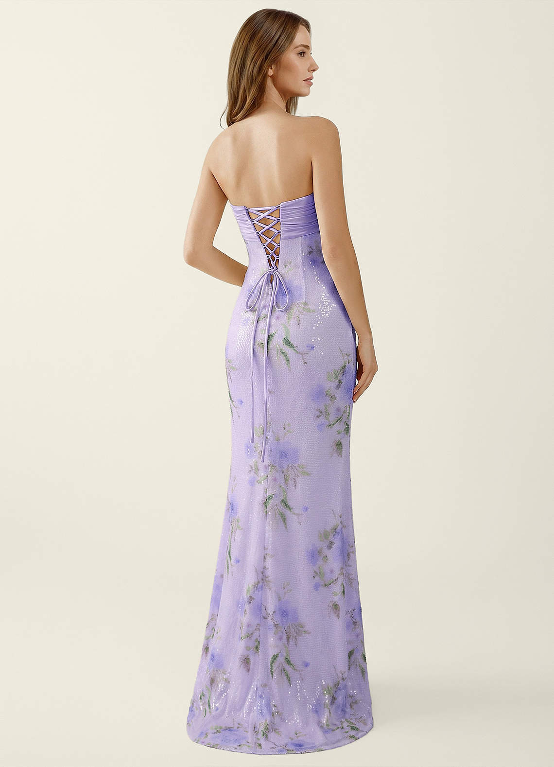 Serafina Lilac Sequins Corset Mermaid Prom Dress Prom and Homecoming Dresses  | Azazie UK