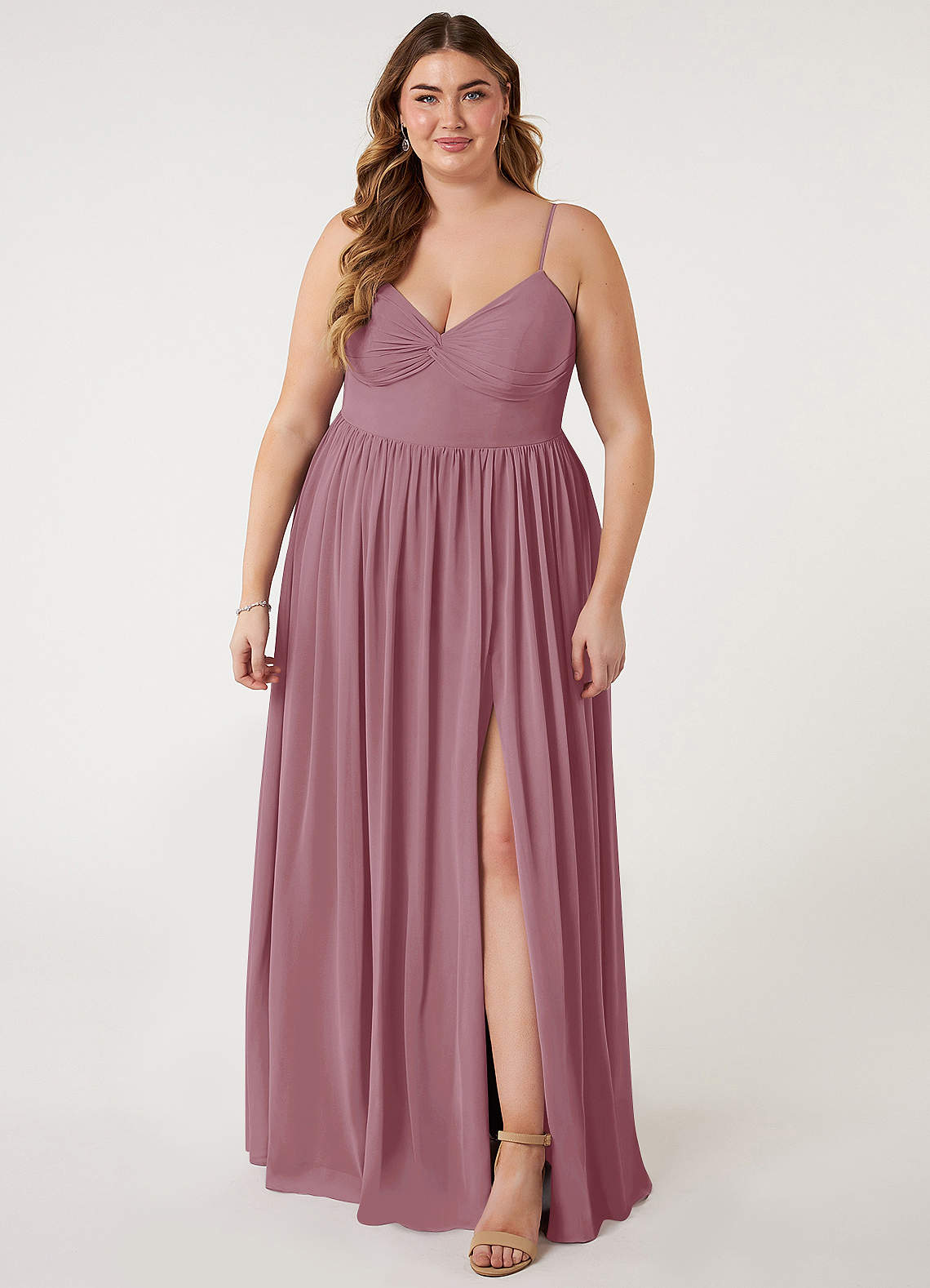 Office violet day dress | rz8307 | NISSA